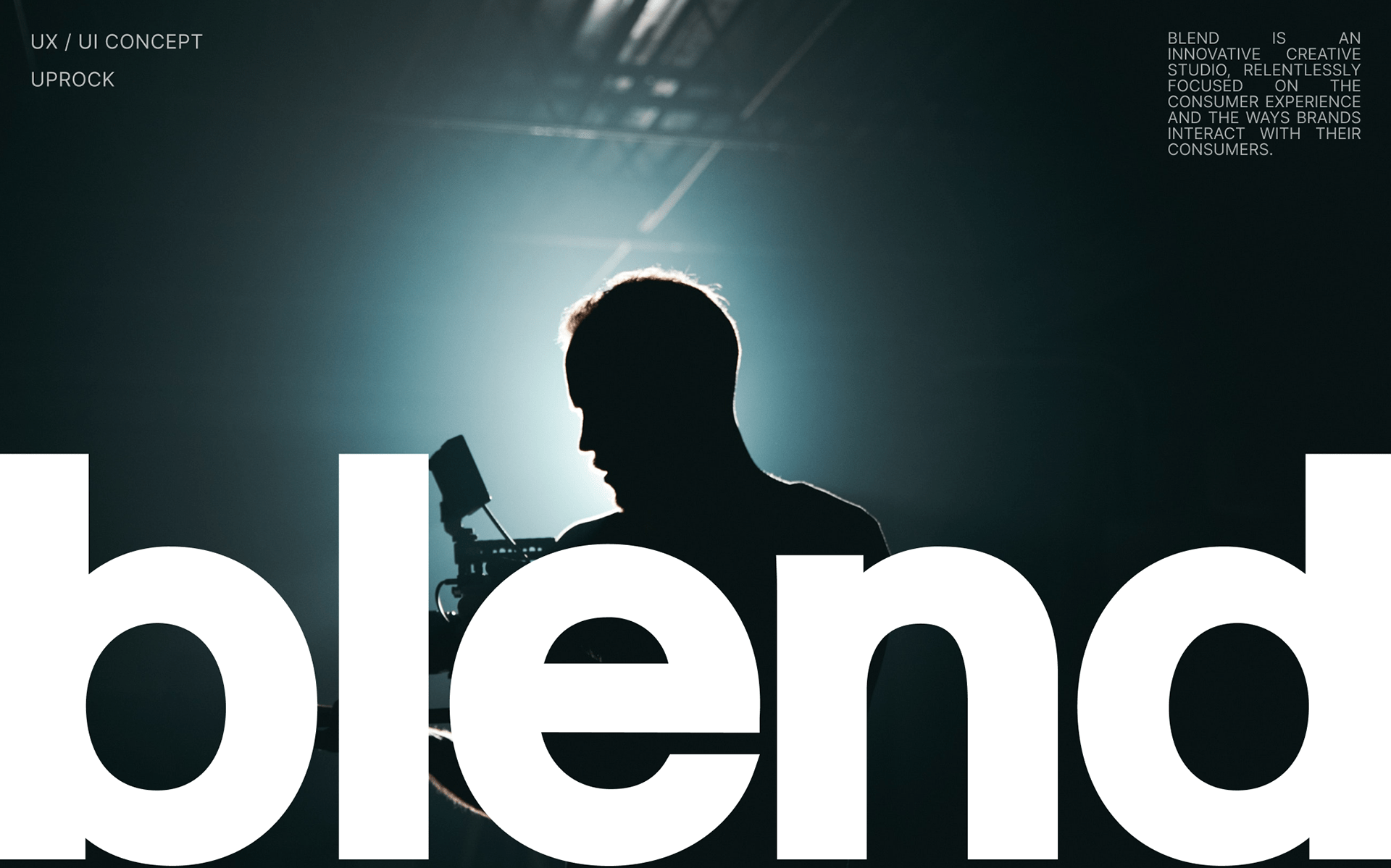 BLEND / Creative agency redesign — Изображение №1 — Анимация, Интерфейсы на Dprofile