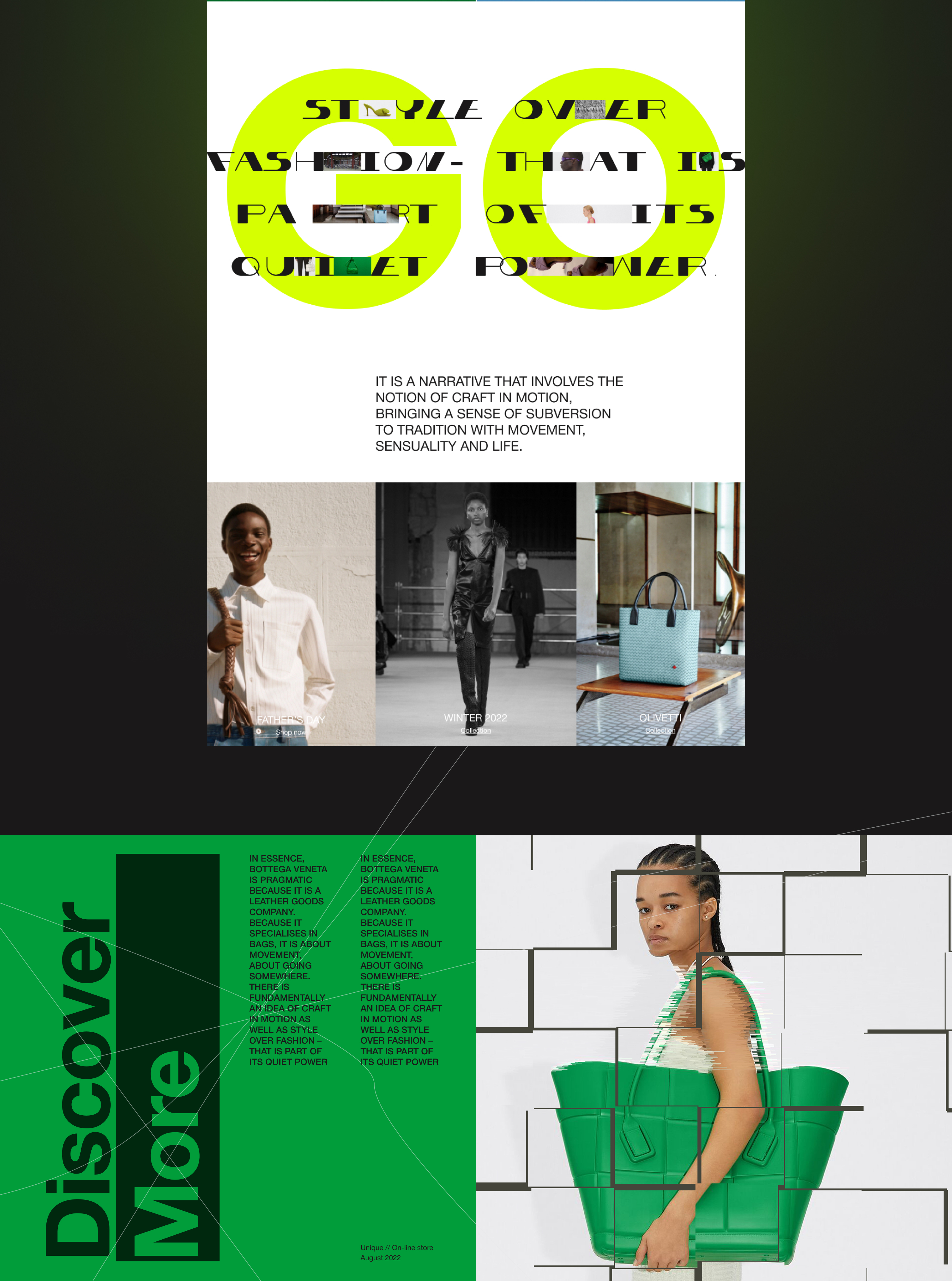Redesign Bottega Veneta — Изображение №3 — Интерфейсы, Маркетинг на Dprofile