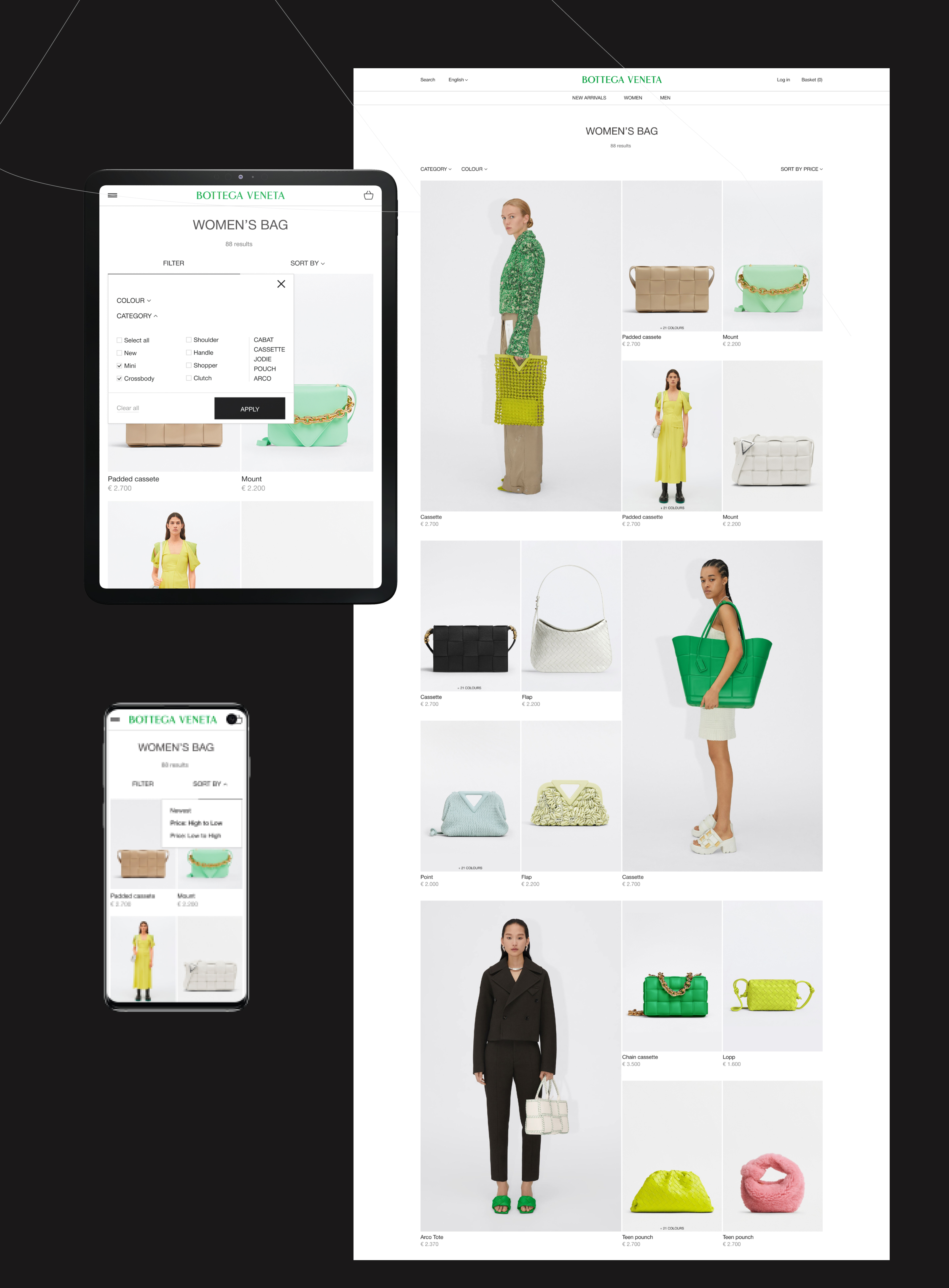 Redesign Bottega Veneta — Изображение №4 — Интерфейсы, Маркетинг на Dprofile