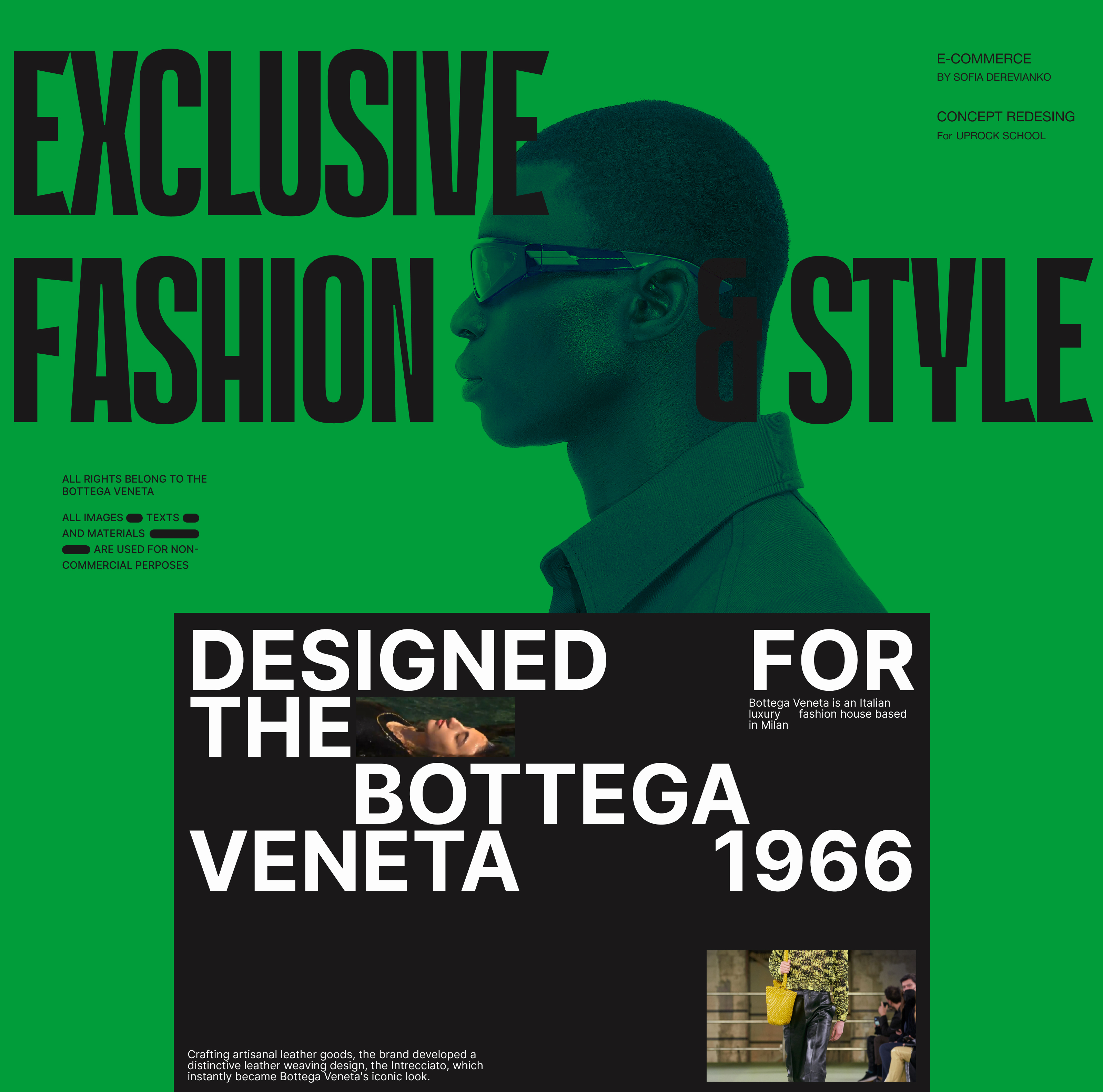 Redesign Bottega Veneta — Изображение №1 — Интерфейсы, Маркетинг на Dprofile
