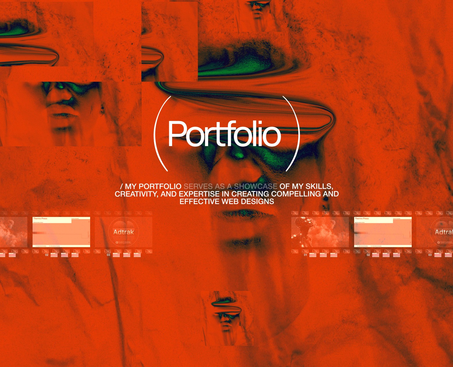 Сайт портфолио — Интерфейсы на Dprofile