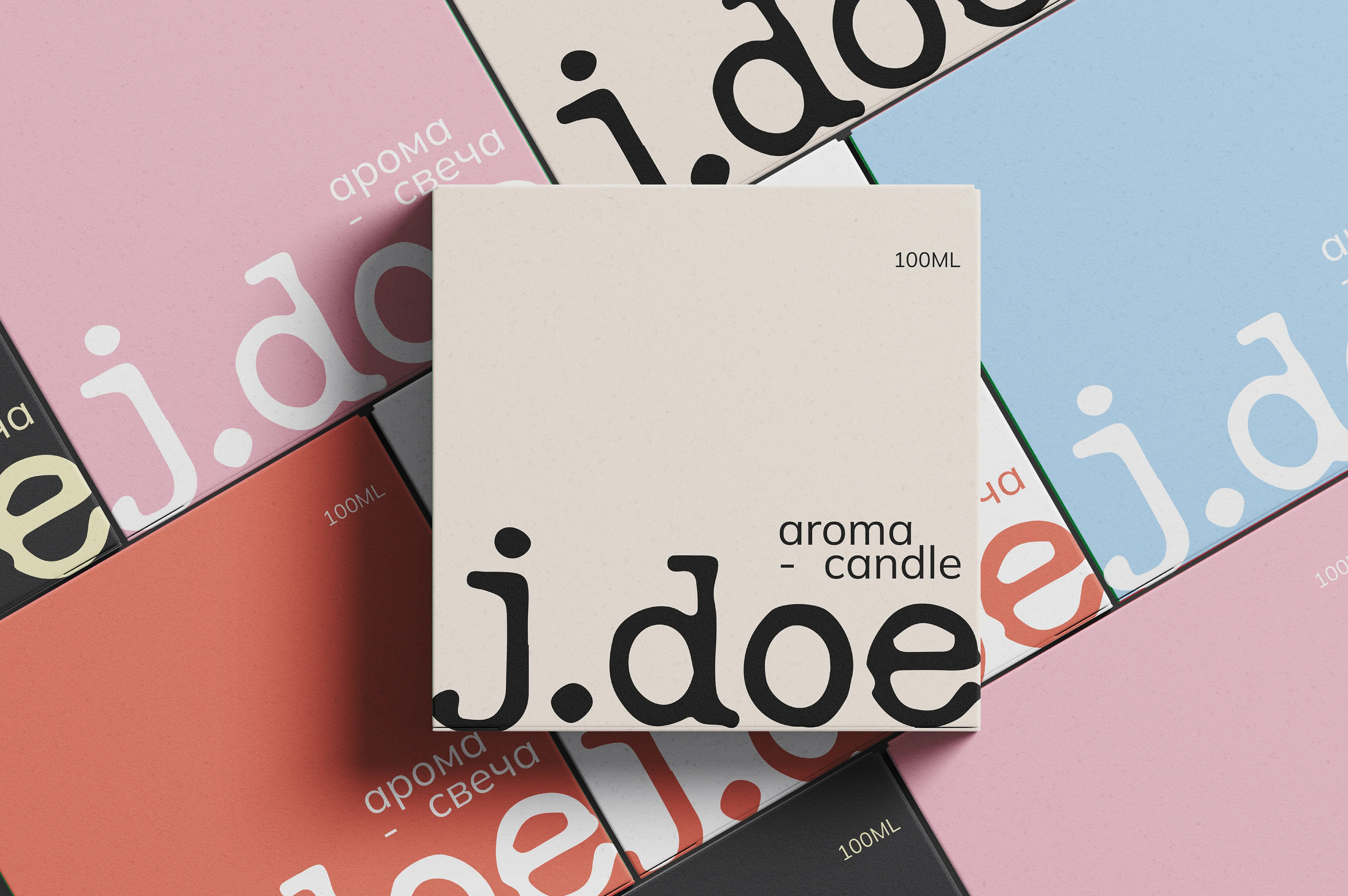 Identity Brand Aroma for Home J.Doe Candle — Изображение №9 — Брендинг на Dprofile