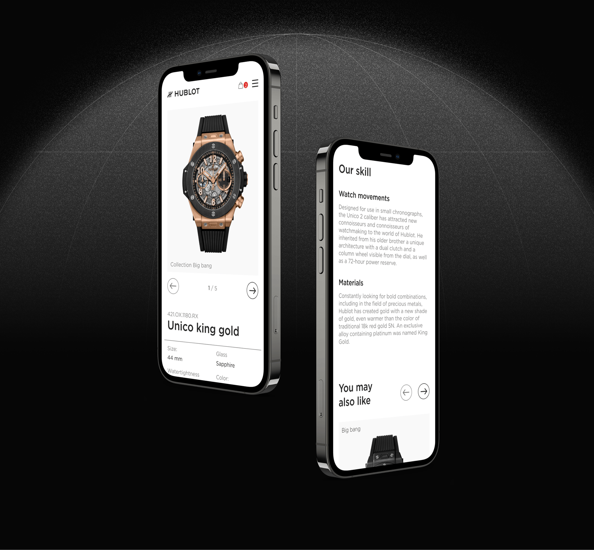 Hublot - Redesign concept | Website — Изображение №7 — Интерфейсы на Dprofile