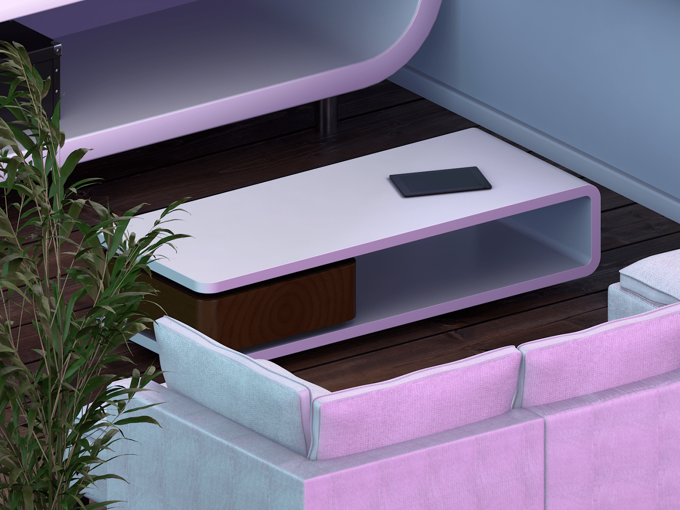 3D Isometric Room — Chill Zone — Изображение №3 — Иллюстрация, 3D на Dprofile