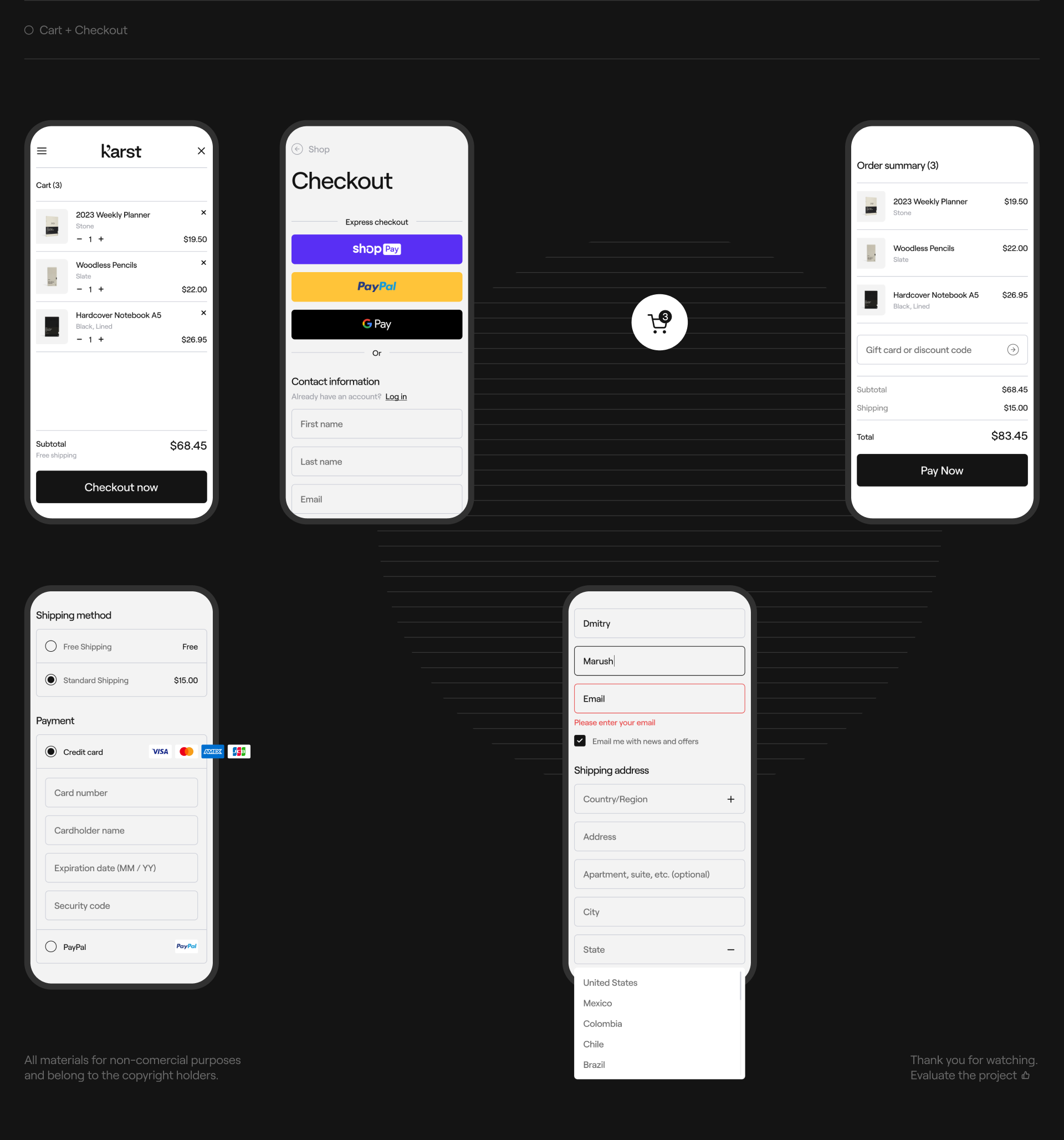 Karst Stone Paper | E-commerce Redesign — Изображение №14 — Интерфейсы на Dprofile