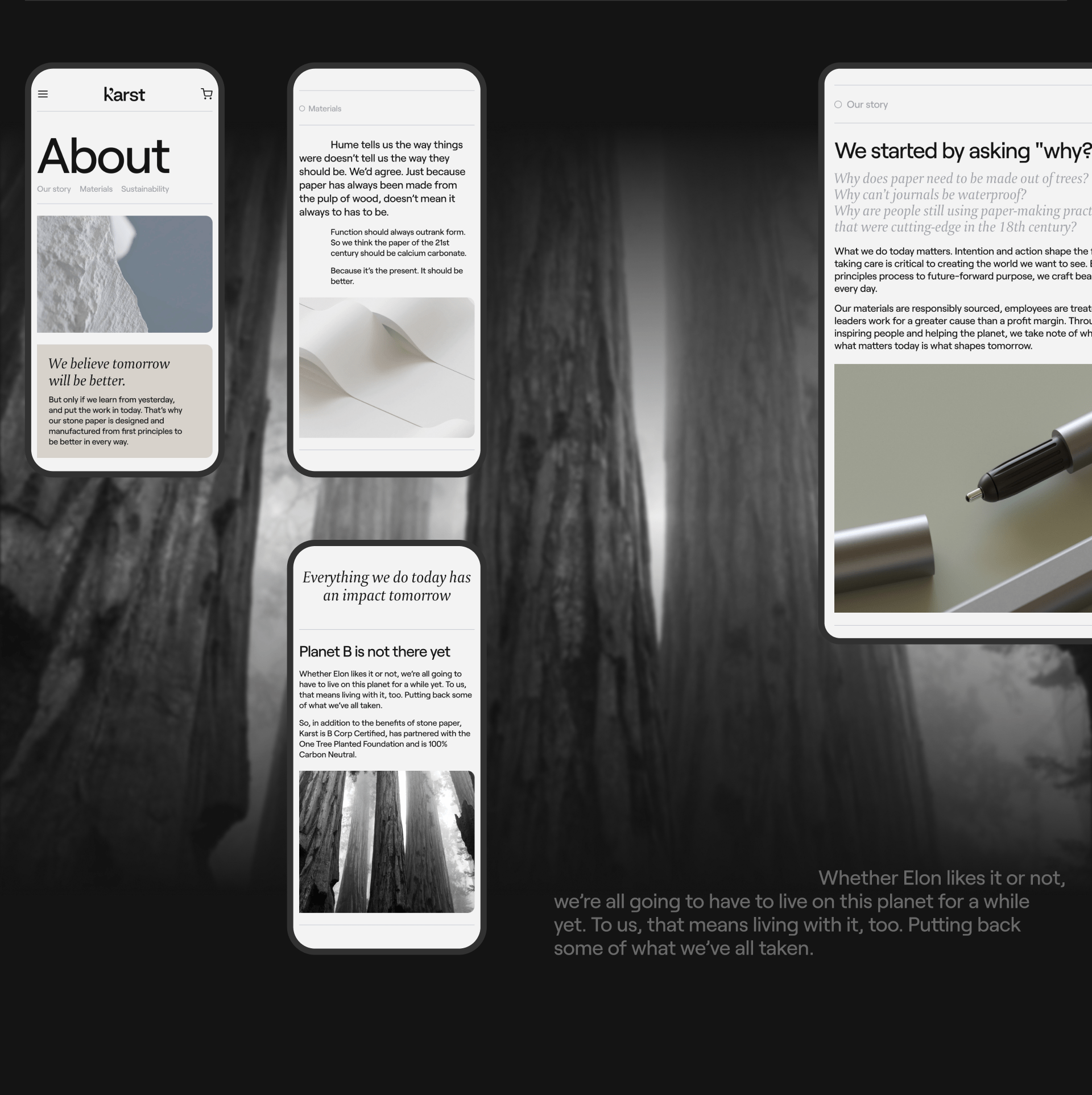 Karst Stone Paper | E-commerce Redesign — Изображение №11 — Интерфейсы на Dprofile