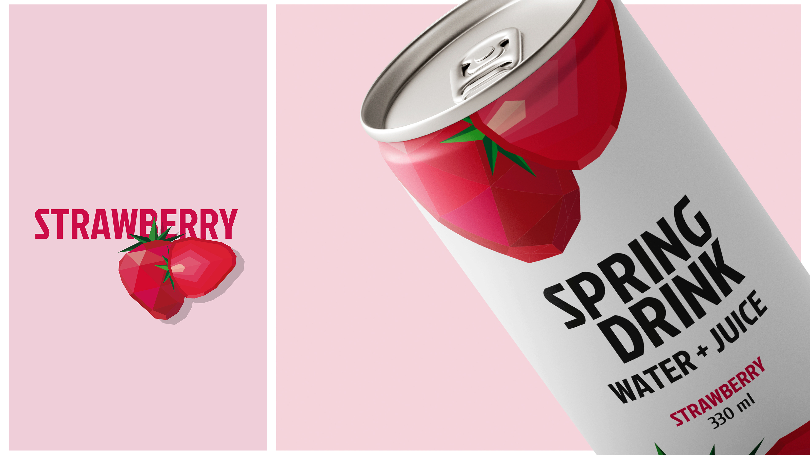 SPRING DRINK | Soda Packaging Design — Изображение №4 — Брендинг на Dprofile