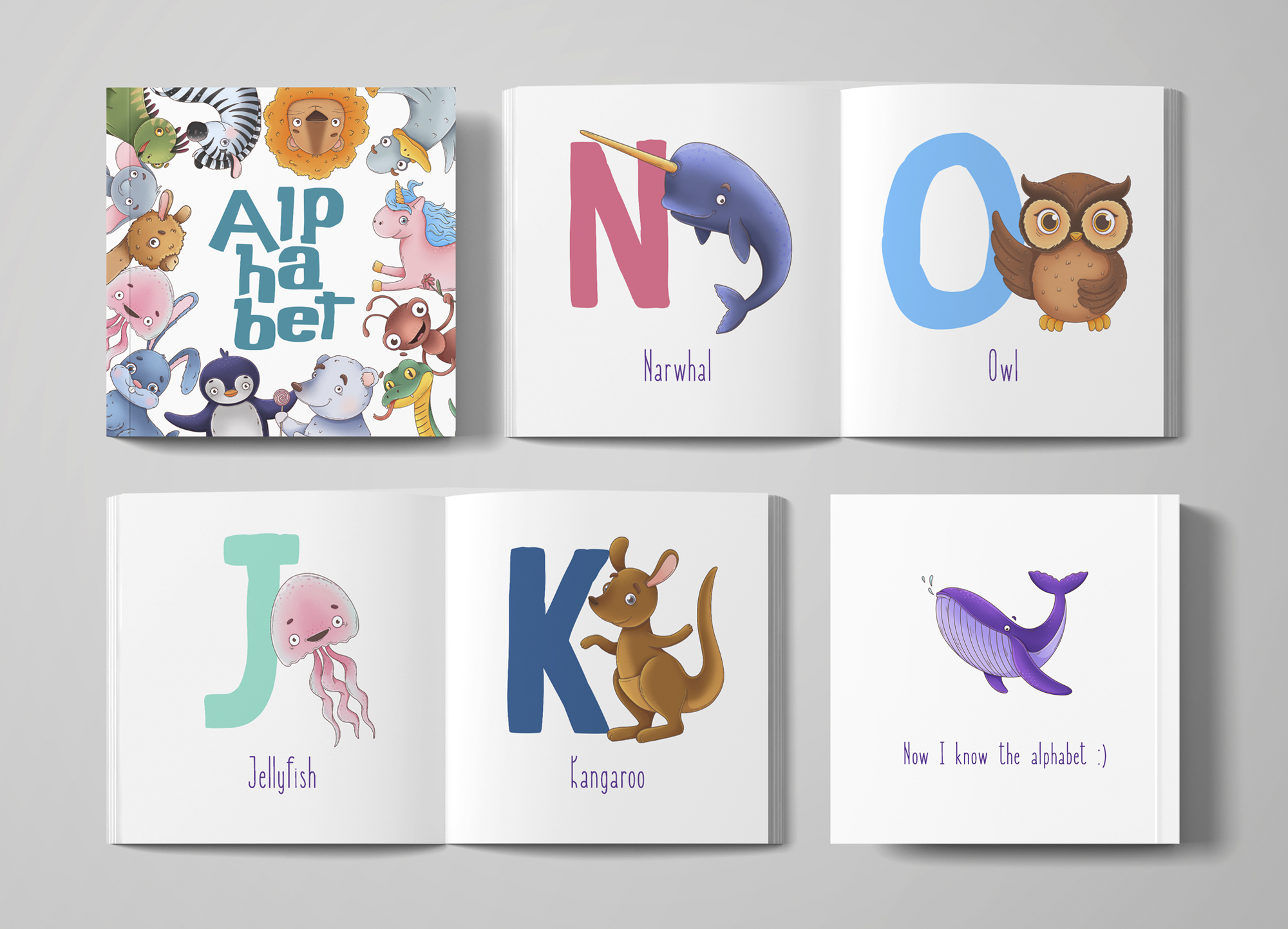 Алфавит для детей на английском языке — Изображение №4 — Иллюстрация на Dprofile