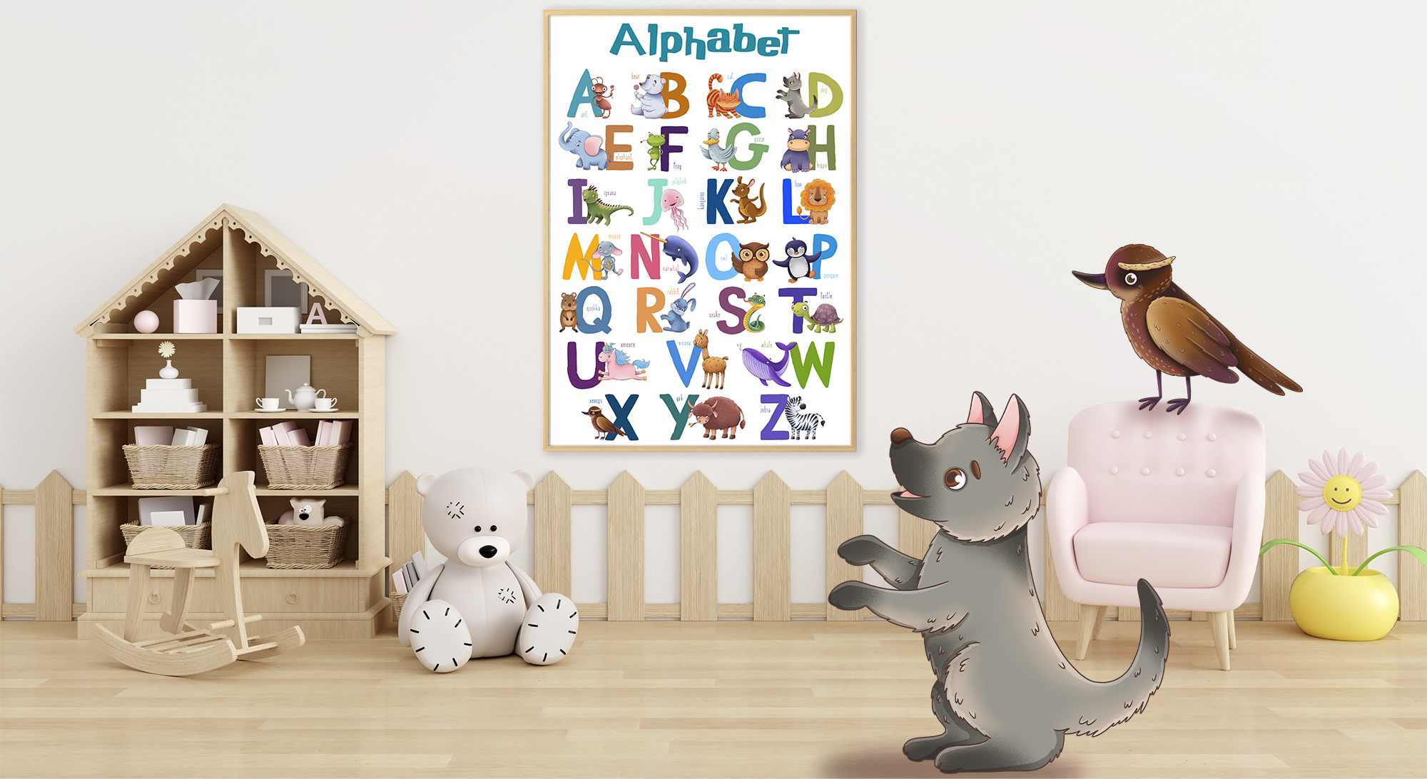 Алфавит для детей на английском языке — Изображение №2 — Иллюстрация на Dprofile