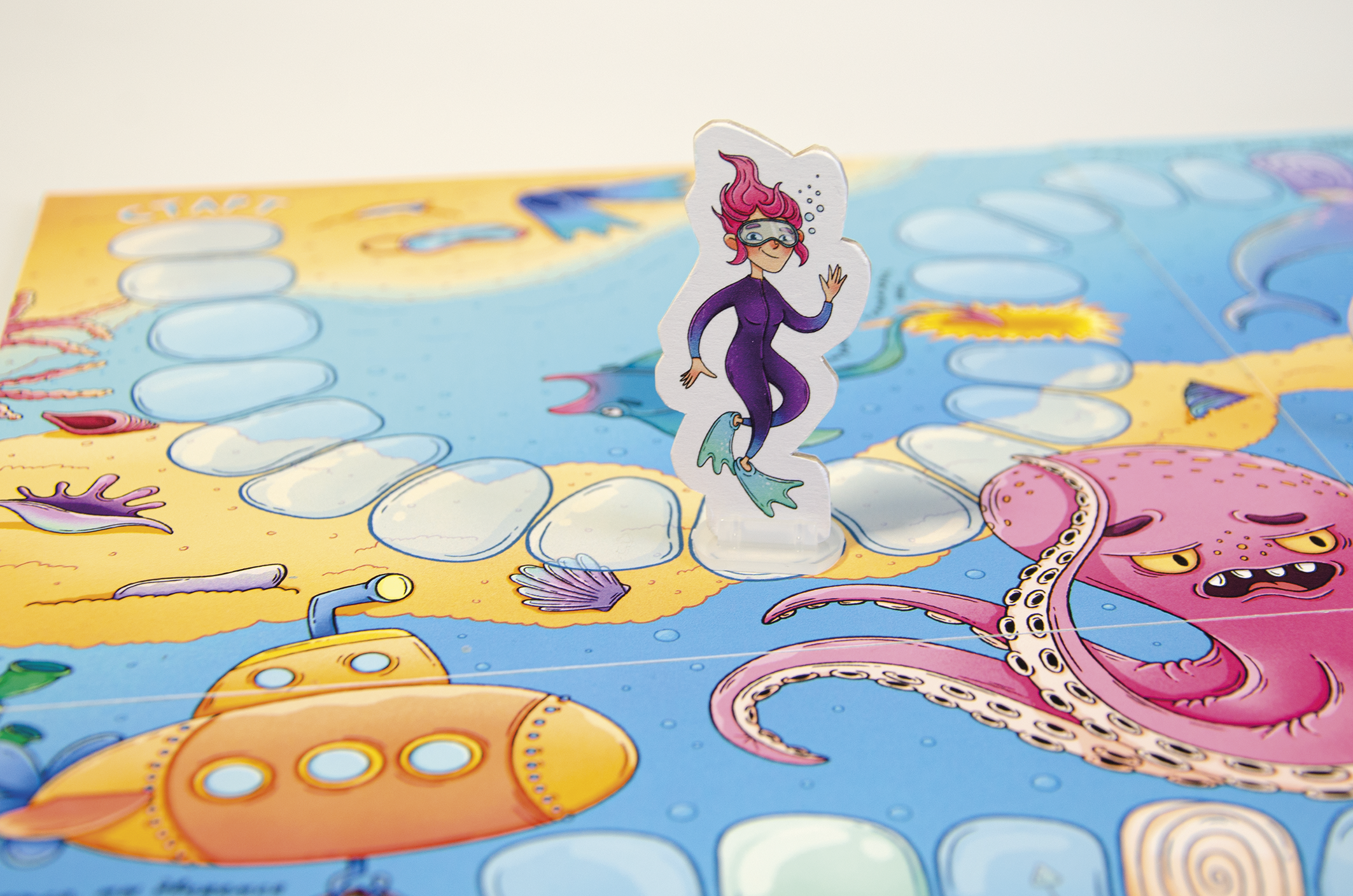 Настольная игра «Морская ходилка. Полное погружение» — Изображение №23 — Иллюстрация на Dprofile