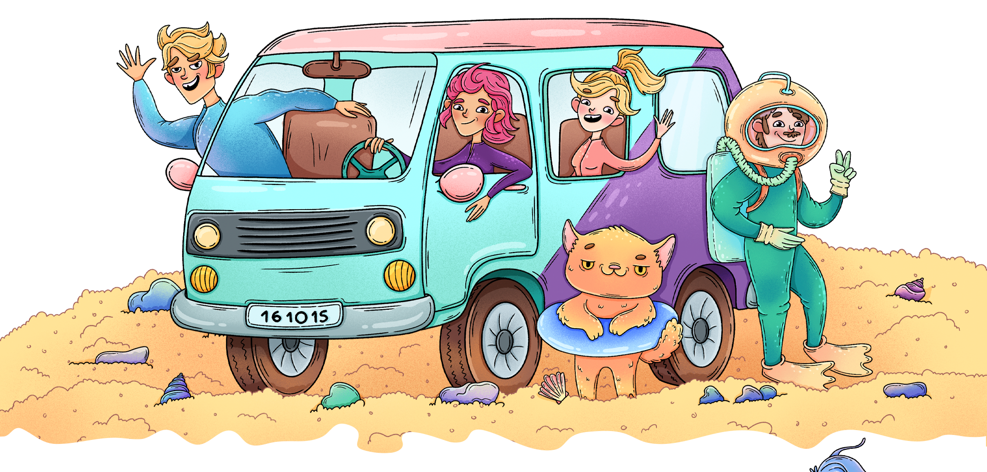 Настольная игра «Морская ходилка. Полное погружение» — Изображение №10 — Иллюстрация на Dprofile