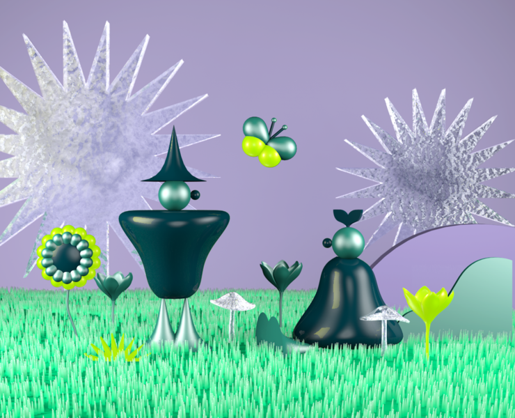 Main botanical garden — Брендинг, Иллюстрация, 3D на Dprofile