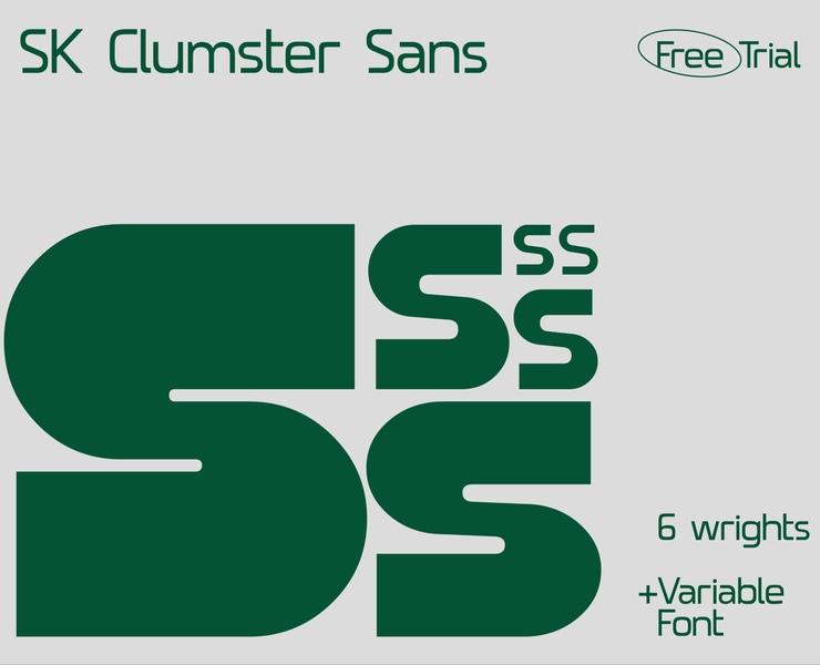 SK Clumster Sans — Графика на Dprofile