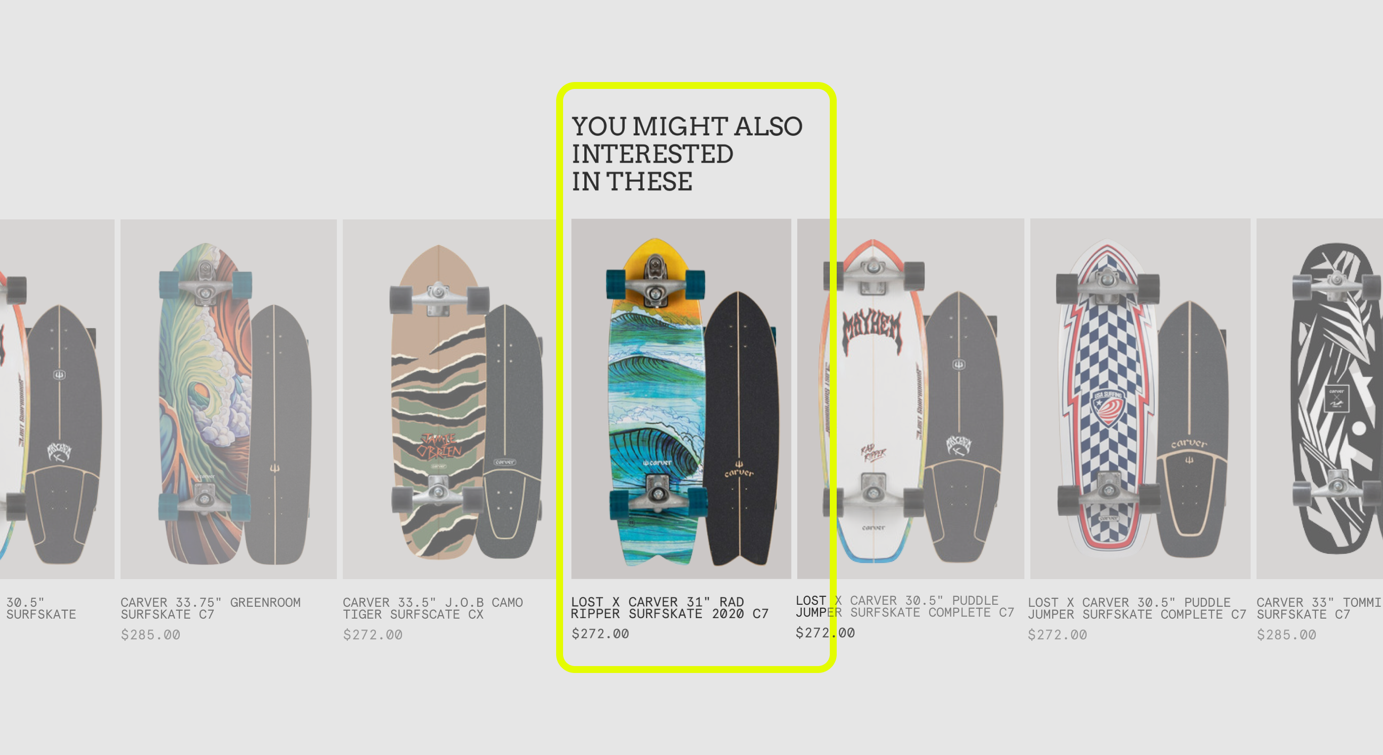 CARVER skateboards / E-commerce website redesign — Изображение №7 — Интерфейсы, Брендинг на Dprofile