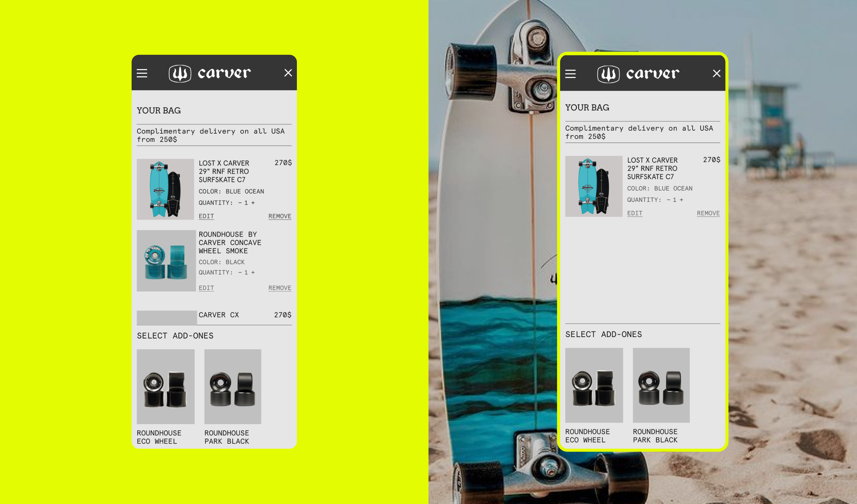 CARVER skateboards / E-commerce website redesign — Изображение №9 — Интерфейсы, Брендинг на Dprofile