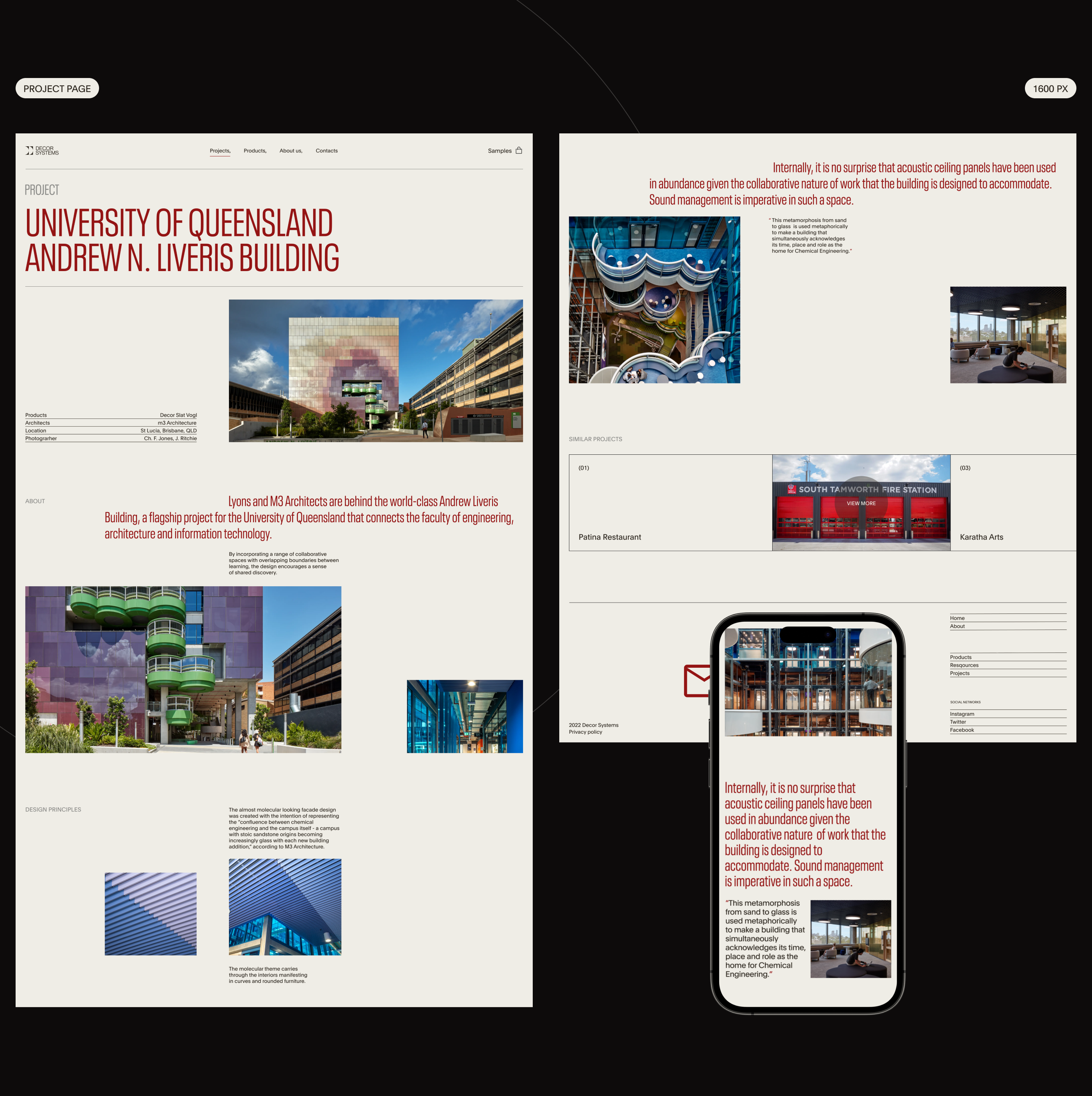 Decor Systems / Corporate website — Изображение №4 — Интерфейсы, Брендинг на Dprofile