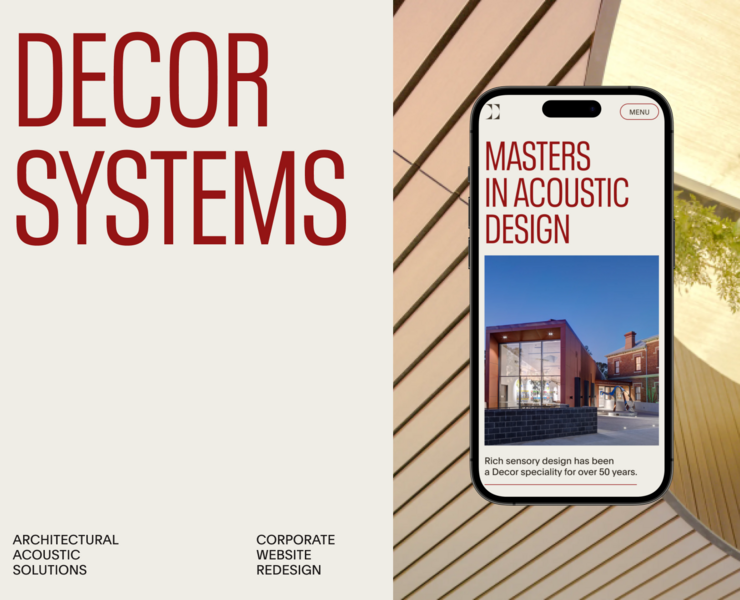 Decor Systems / Corporate website — Интерфейсы, Брендинг на Dprofile