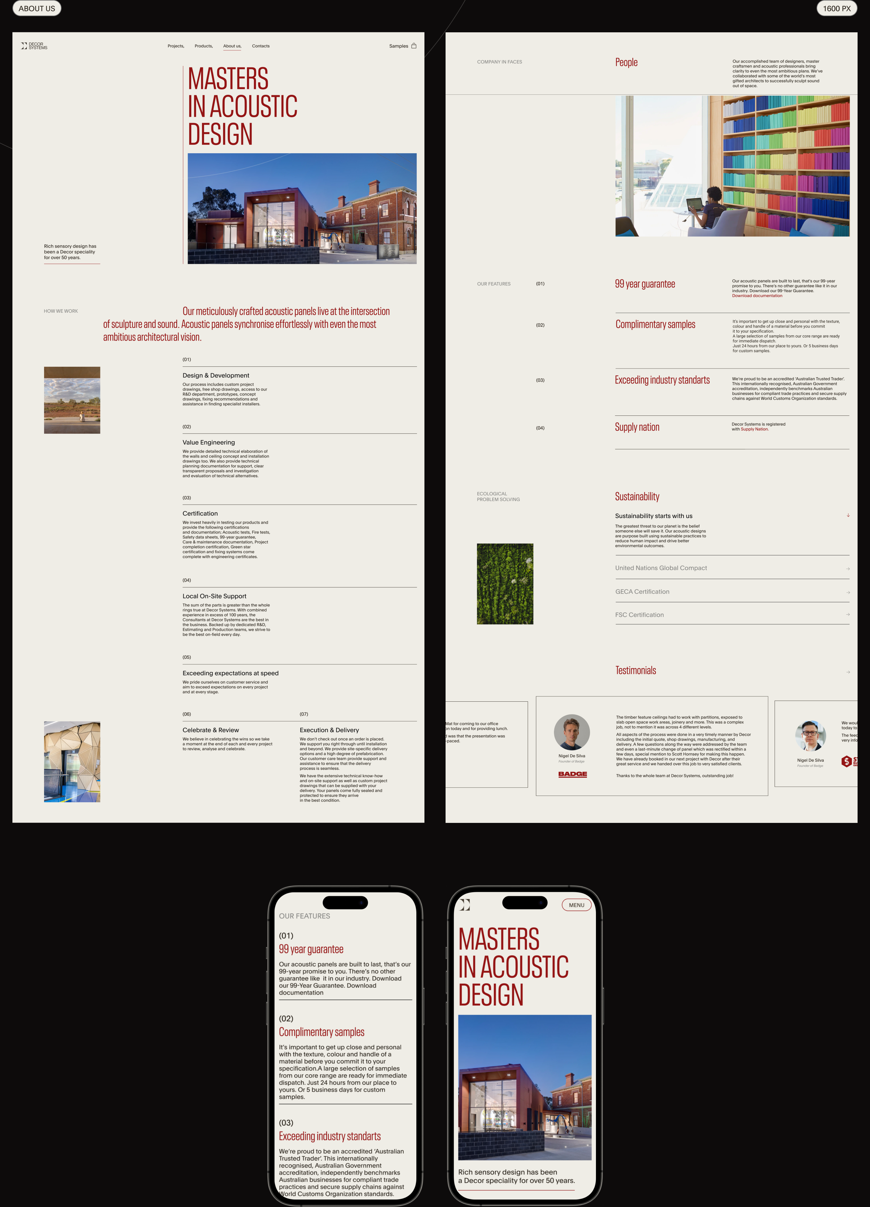 Decor Systems / Corporate website — Изображение №8 — Интерфейсы, Брендинг на Dprofile