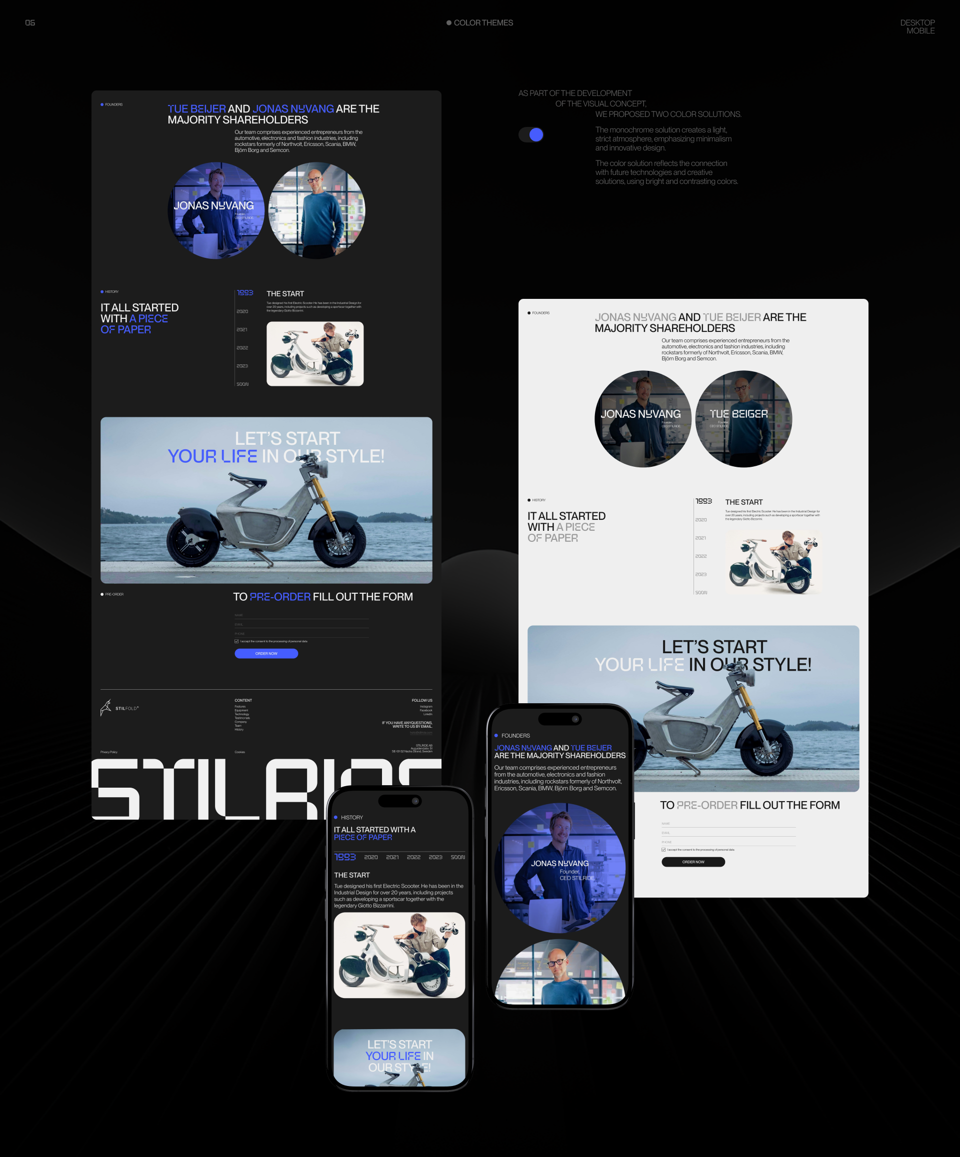 STILRIDE - web — Изображение №12 — Интерфейсы, Брендинг на Dprofile