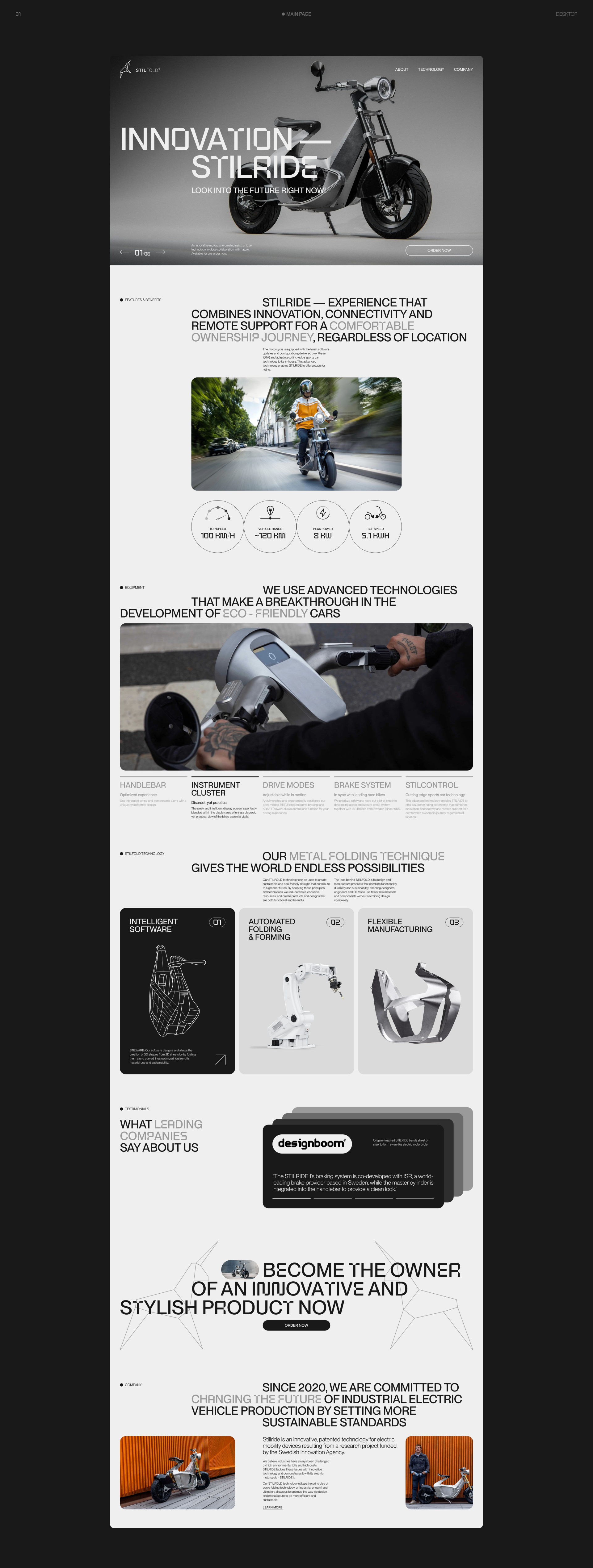 STILRIDE - web — Изображение №4 — Интерфейсы, Брендинг на Dprofile