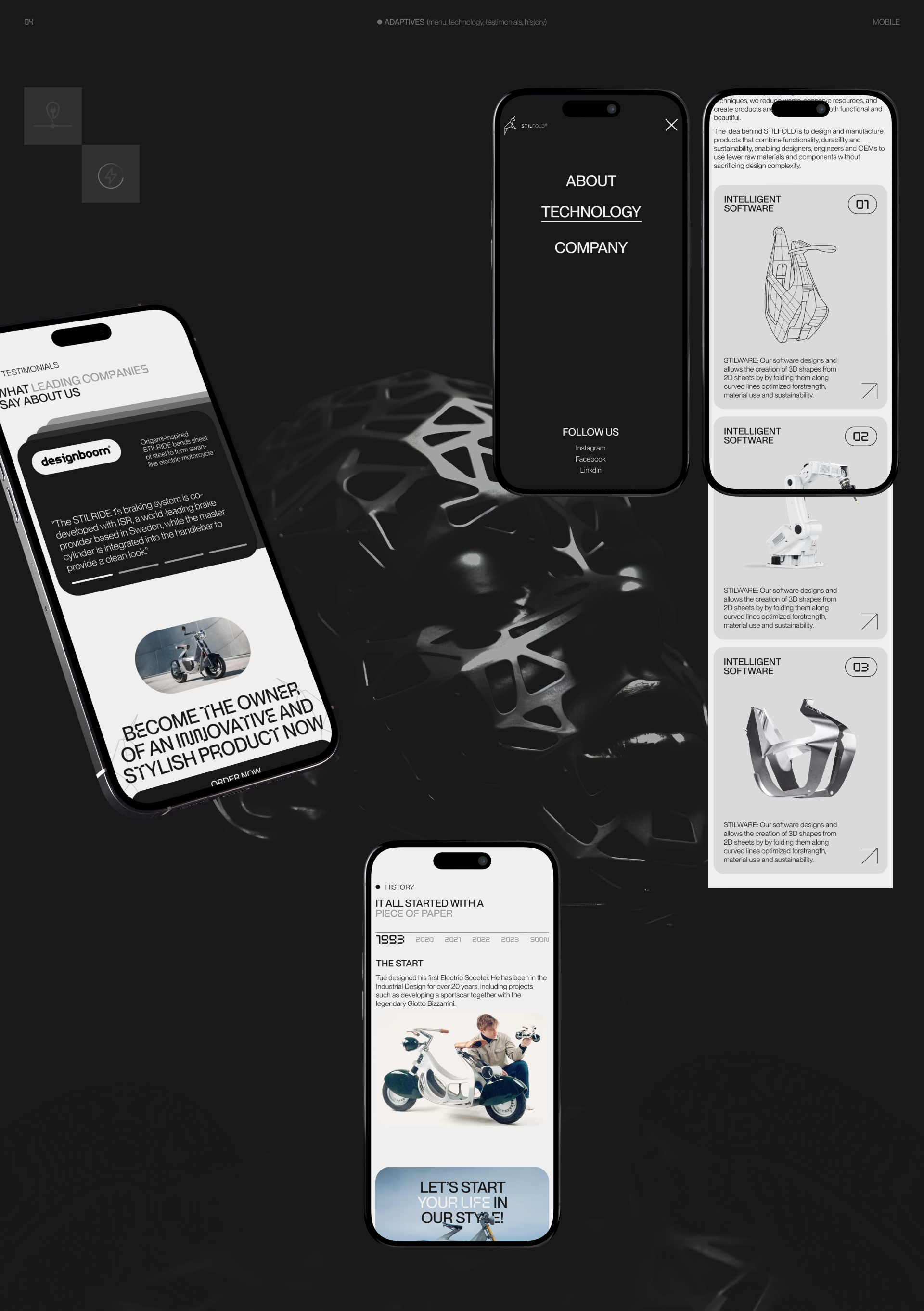 STILRIDE - web — Изображение №9 — Интерфейсы, Брендинг на Dprofile