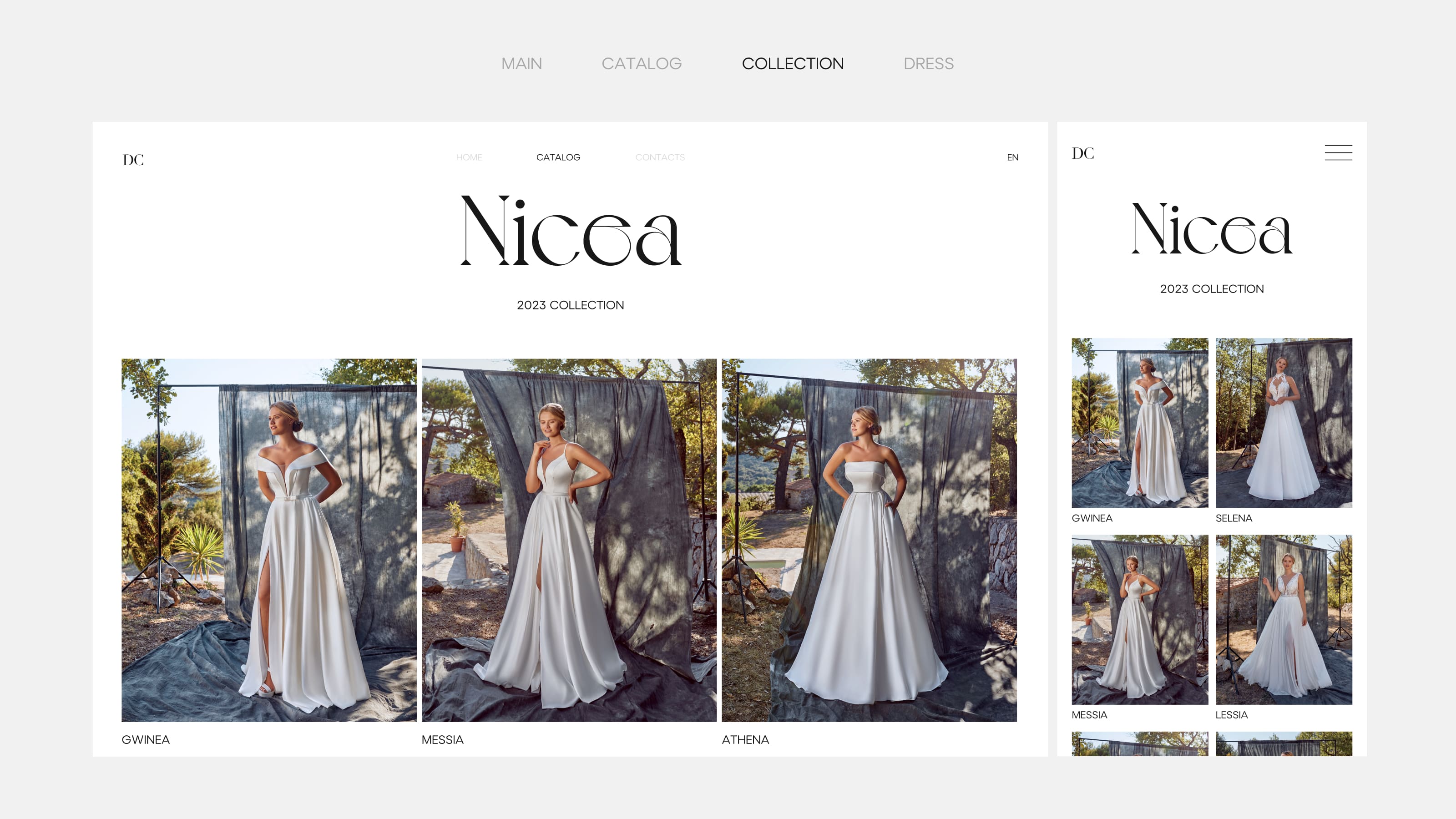 Wedding salon website — Изображение №7 — Интерфейсы, Брендинг на Dprofile