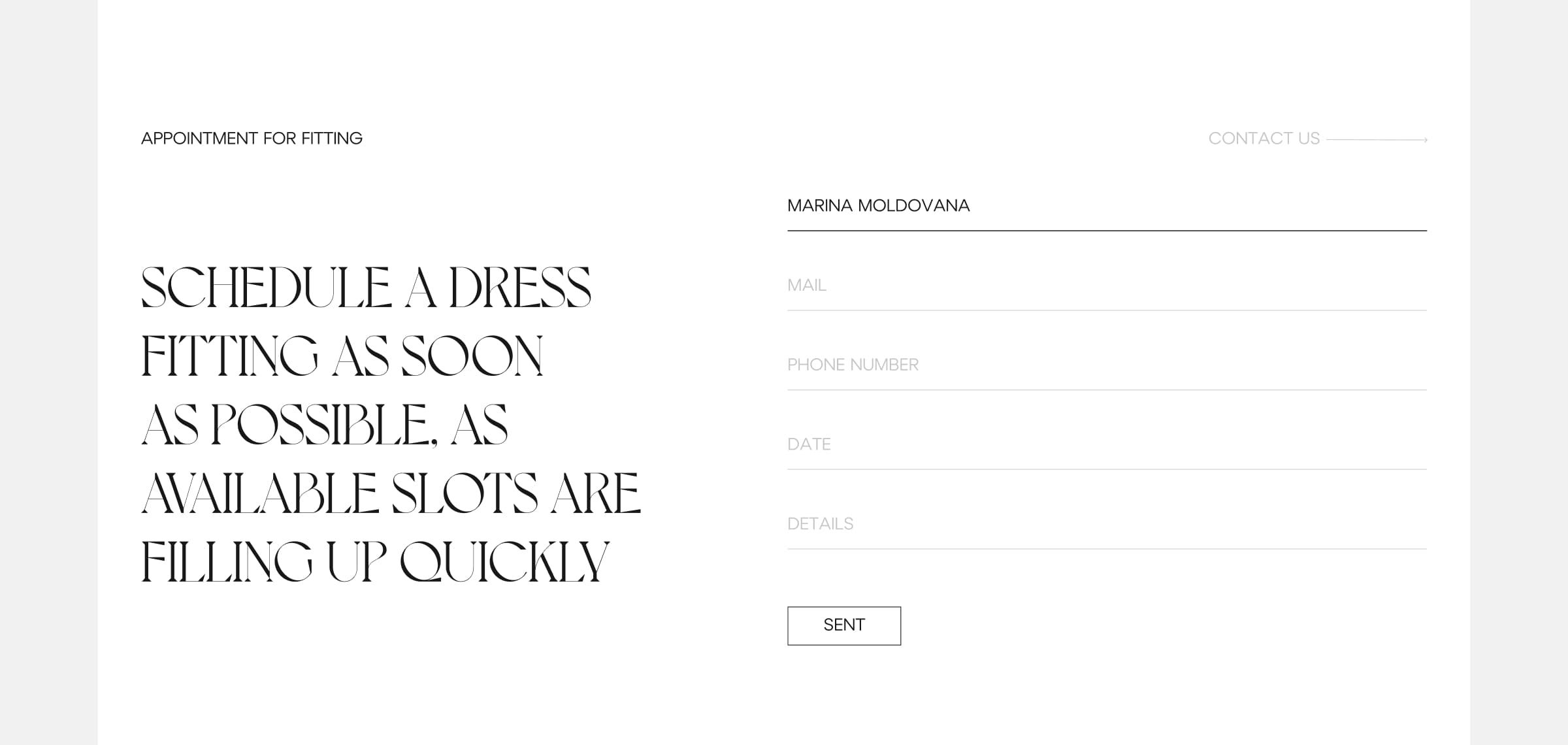 Wedding salon website — Изображение №8 — Интерфейсы, Брендинг на Dprofile