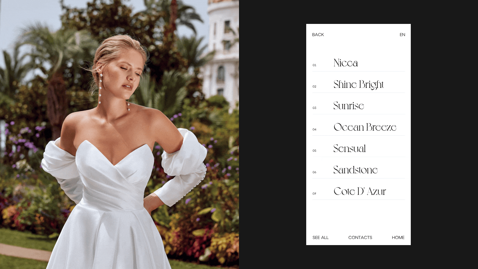 Wedding salon website — Изображение №6 — Интерфейсы, Брендинг на Dprofile