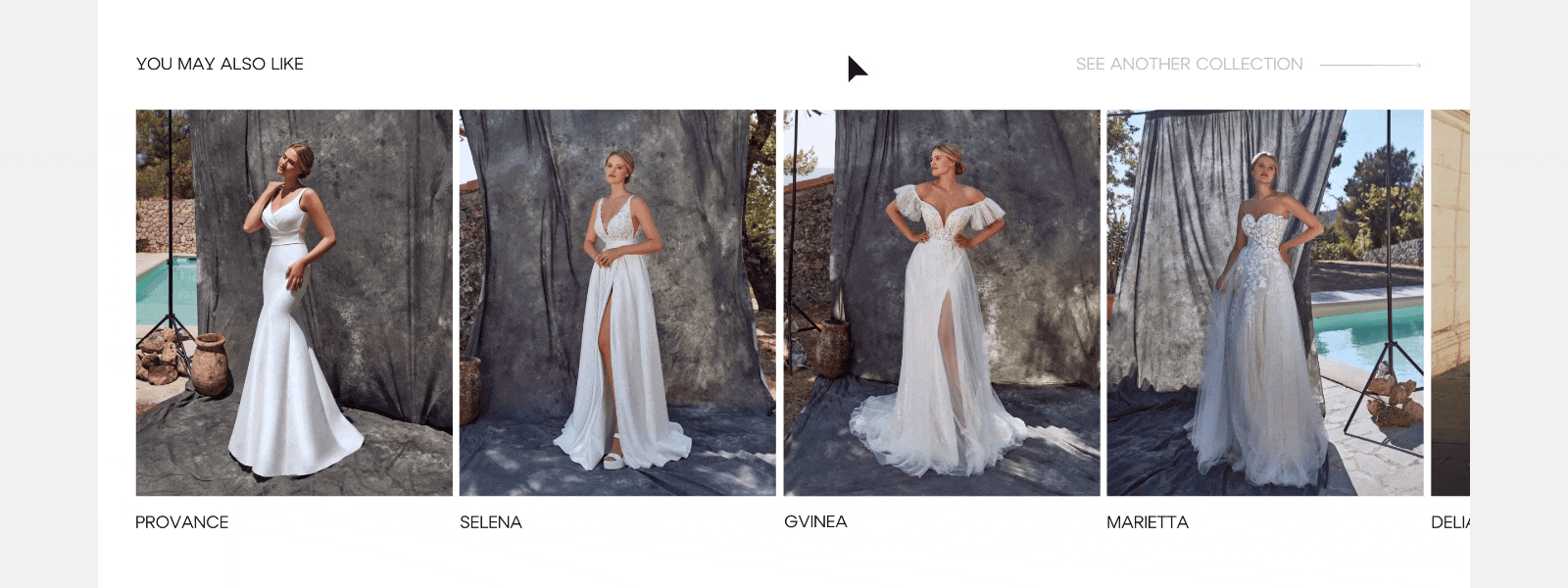 Wedding salon website — Изображение №9 — Интерфейсы, Брендинг на Dprofile