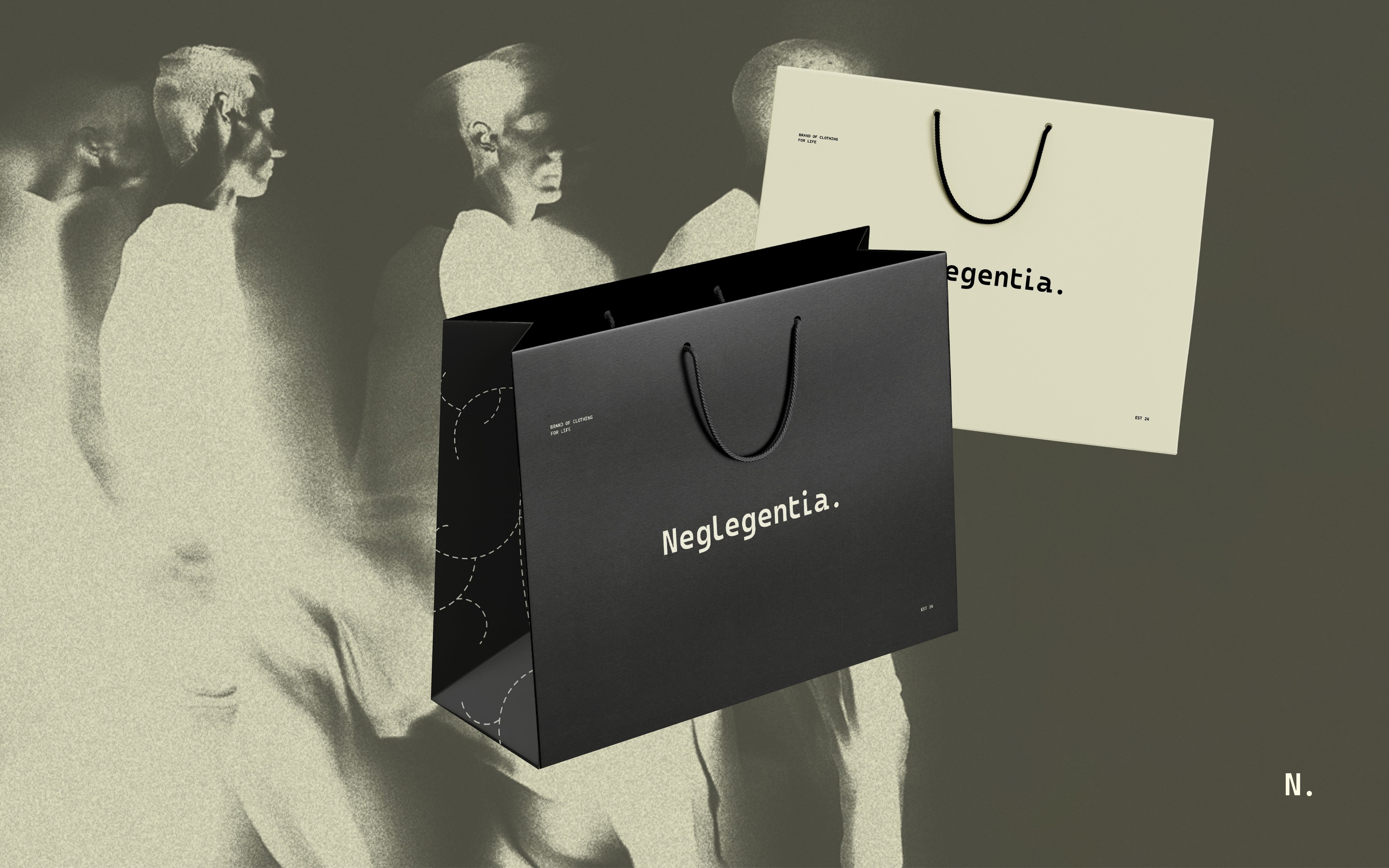 Neglegentia / бренд мужской одежды / айдентика — Изображение №9 — Брендинг на Dprofile