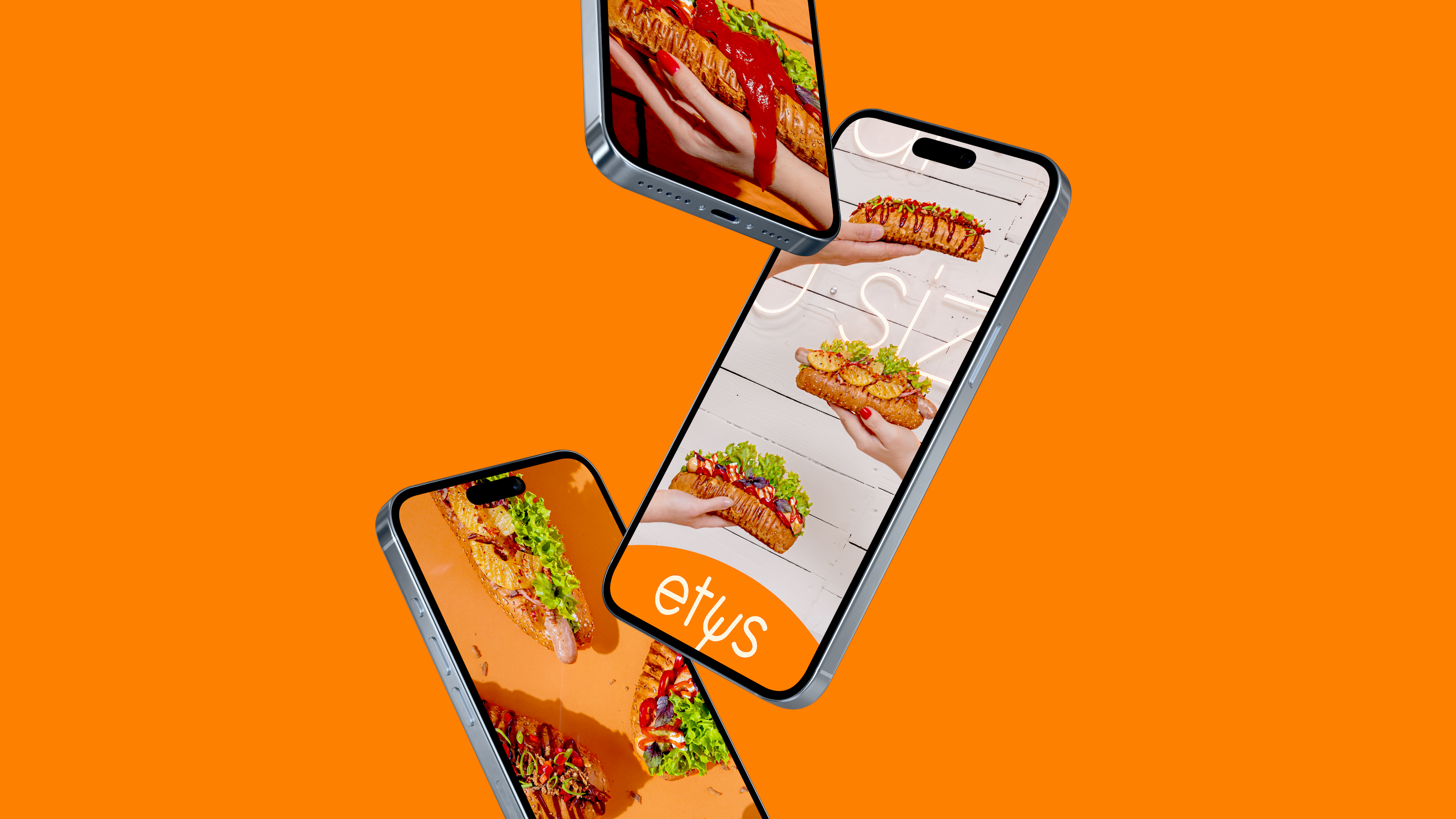 ETYS | HOT-DOGS | logotype design | branding design — Изображение №10 — Брендинг на Dprofile
