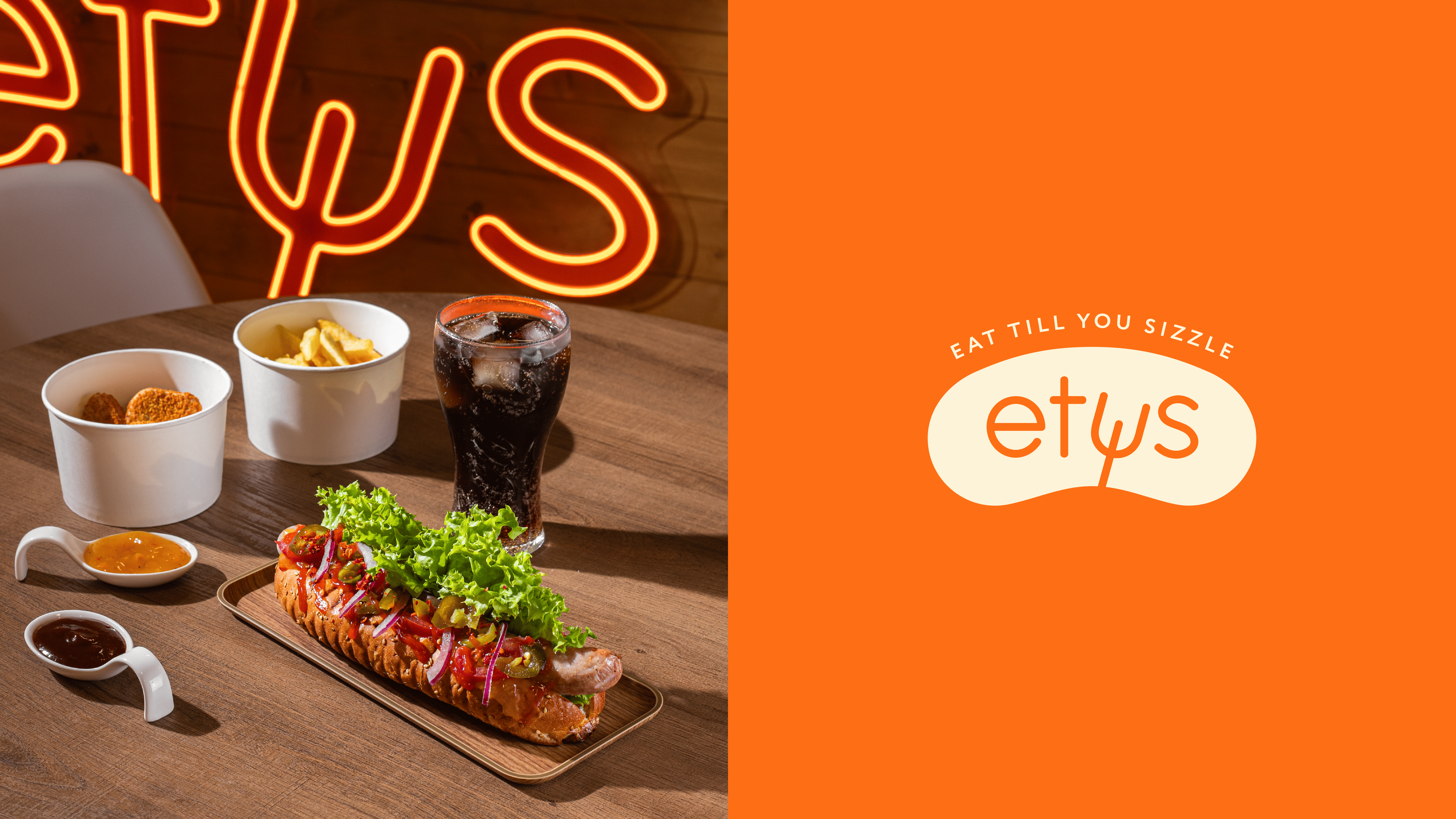 ETYS | HOT-DOGS | logotype design | branding design — Изображение №4 — Брендинг на Dprofile