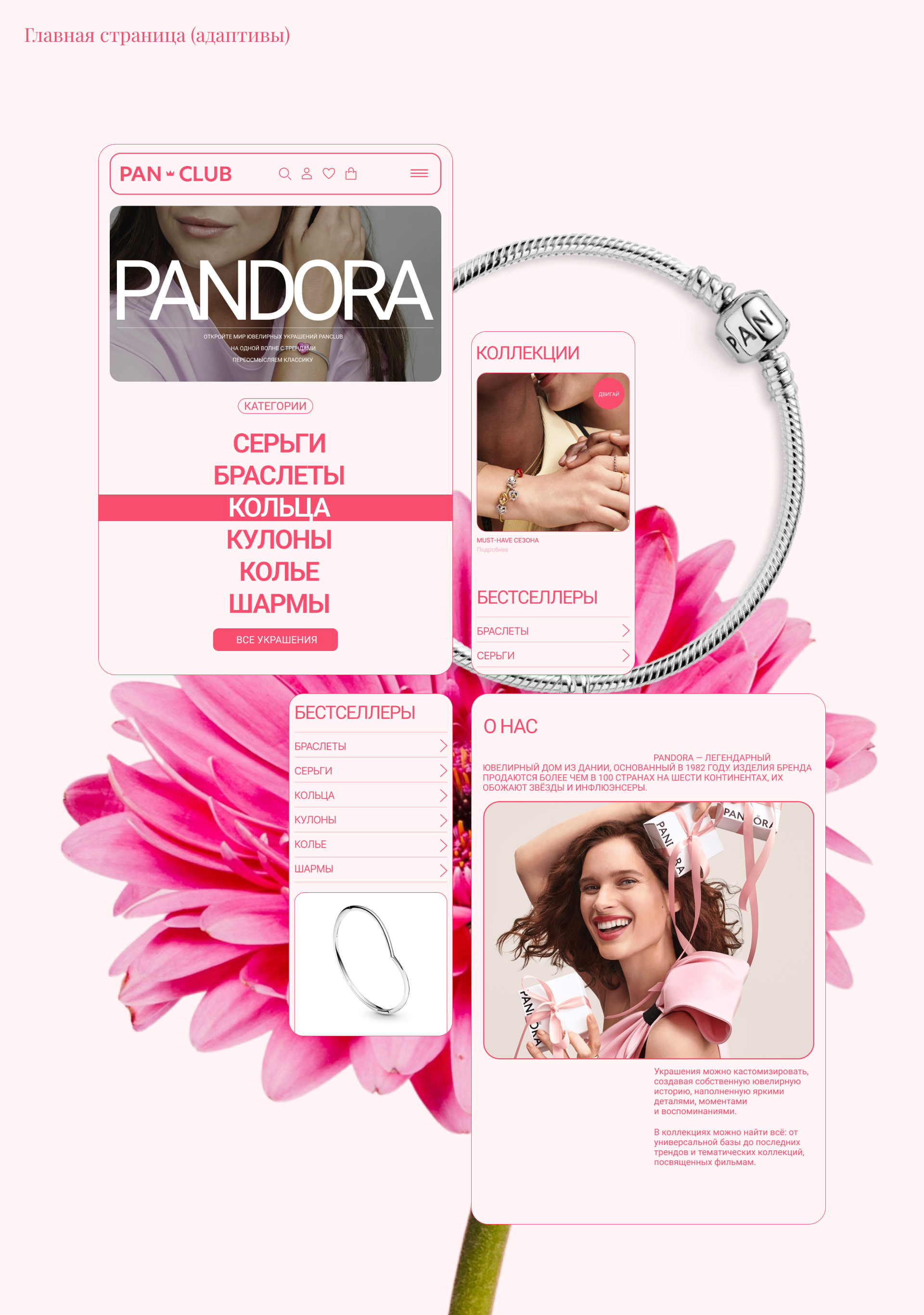 Редизайн сайта "Pandora" — Изображение №4 — Интерфейсы, Брендинг на Dprofile