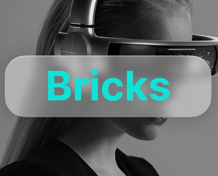 Bricks identity concept — Брендинг, Графика на Dprofile