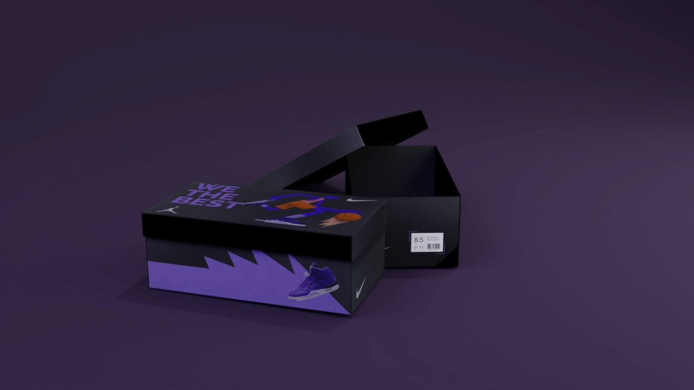 Упаковка для кроссовок | Packaging for sneakers — Изображение №6 — Иллюстрация, Графика на Dprofile