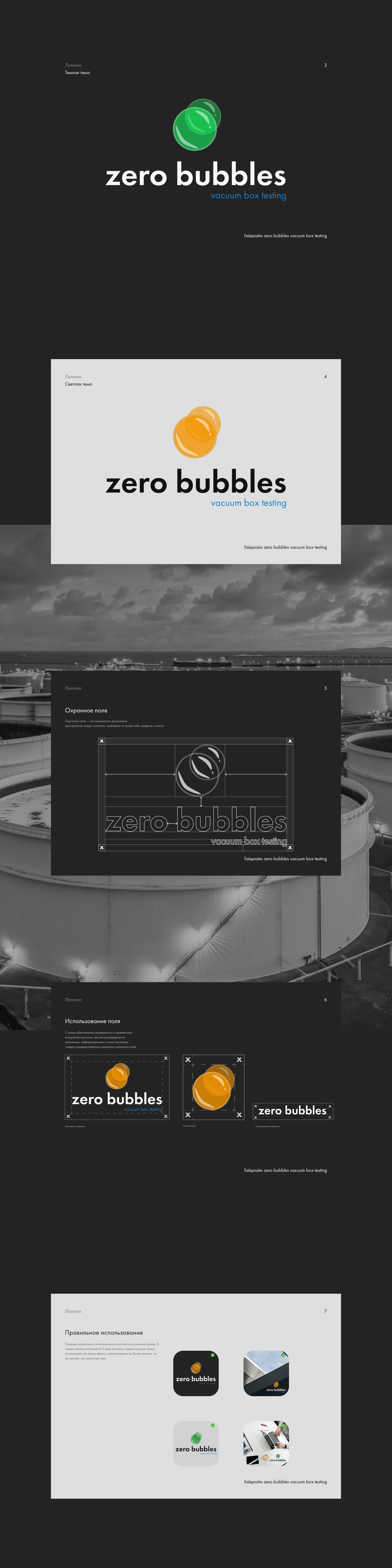 Zero Bublles | Brandbook — Изображение №2 — Брендинг на Dprofile
