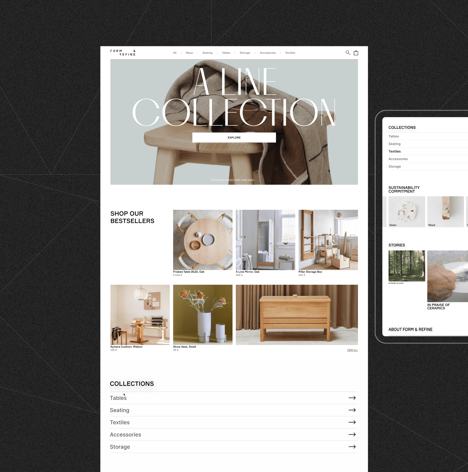 We from & refine (redesign concept) — Изображение №2 — Интерфейсы, Графика на Dprofile