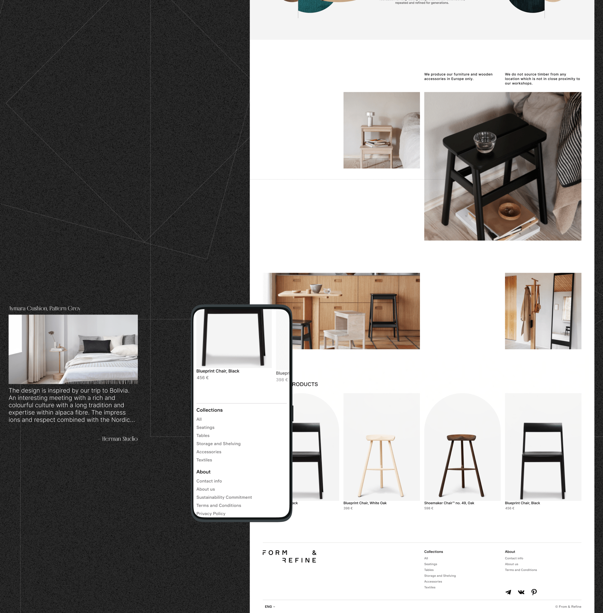 We from & refine (redesign concept) — Изображение №10 — Интерфейсы, Графика на Dprofile
