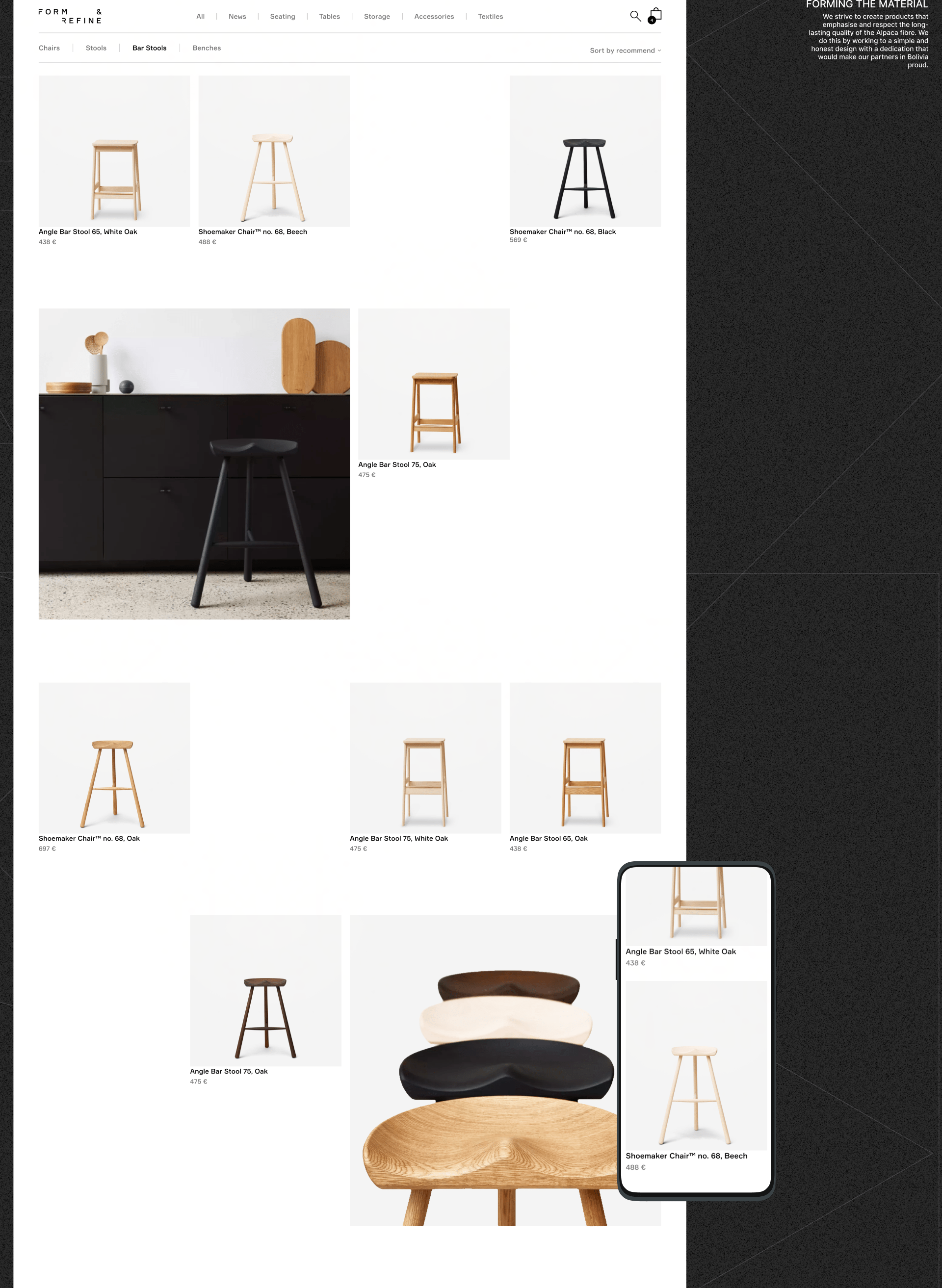 We from & refine (redesign concept) — Изображение №5 — Интерфейсы, Графика на Dprofile