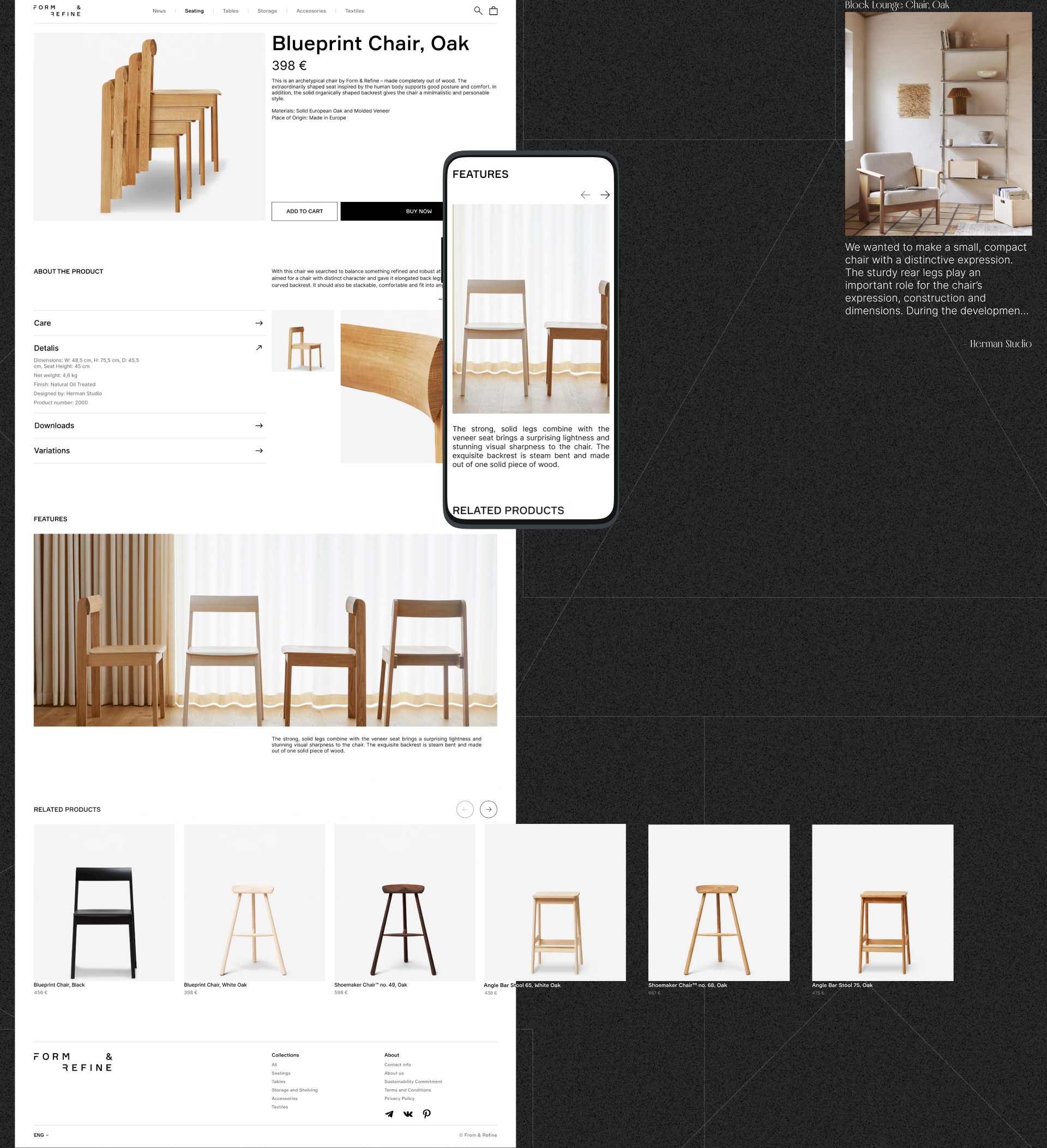 We from & refine (redesign concept) — Изображение №7 — Интерфейсы, Графика на Dprofile