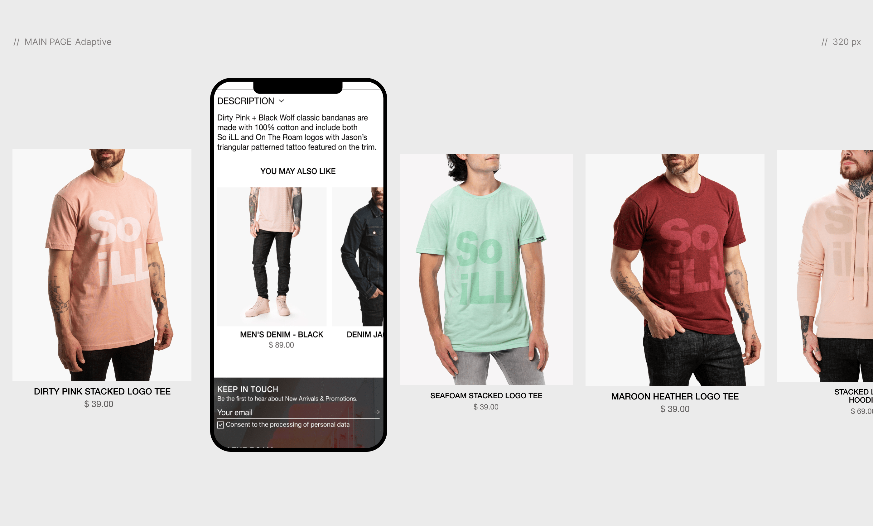 So iLL | E-commerce redesign — Изображение №8 — Интерфейсы на Dprofile