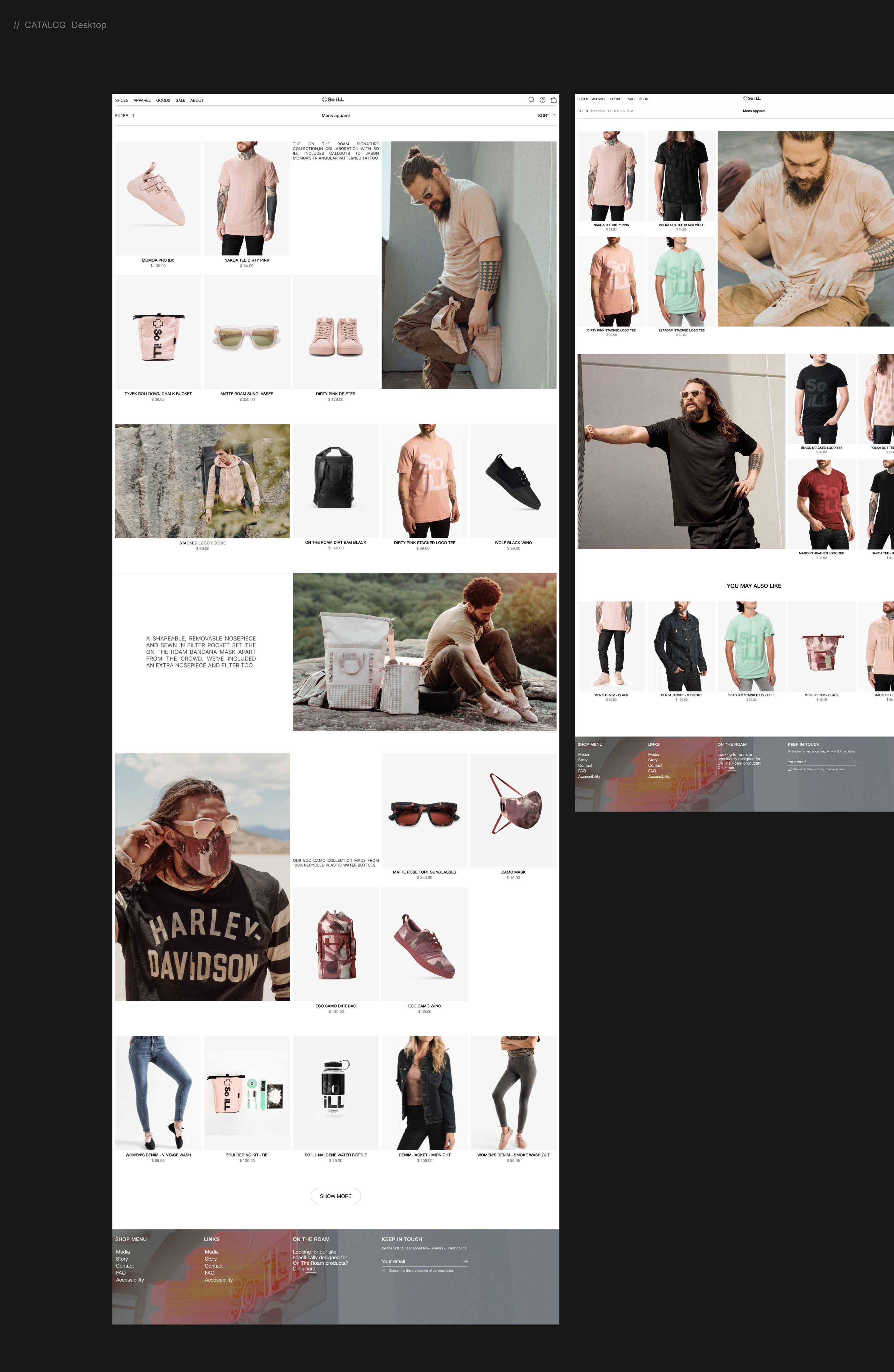 So iLL | E-commerce redesign — Изображение №5 — Интерфейсы на Dprofile