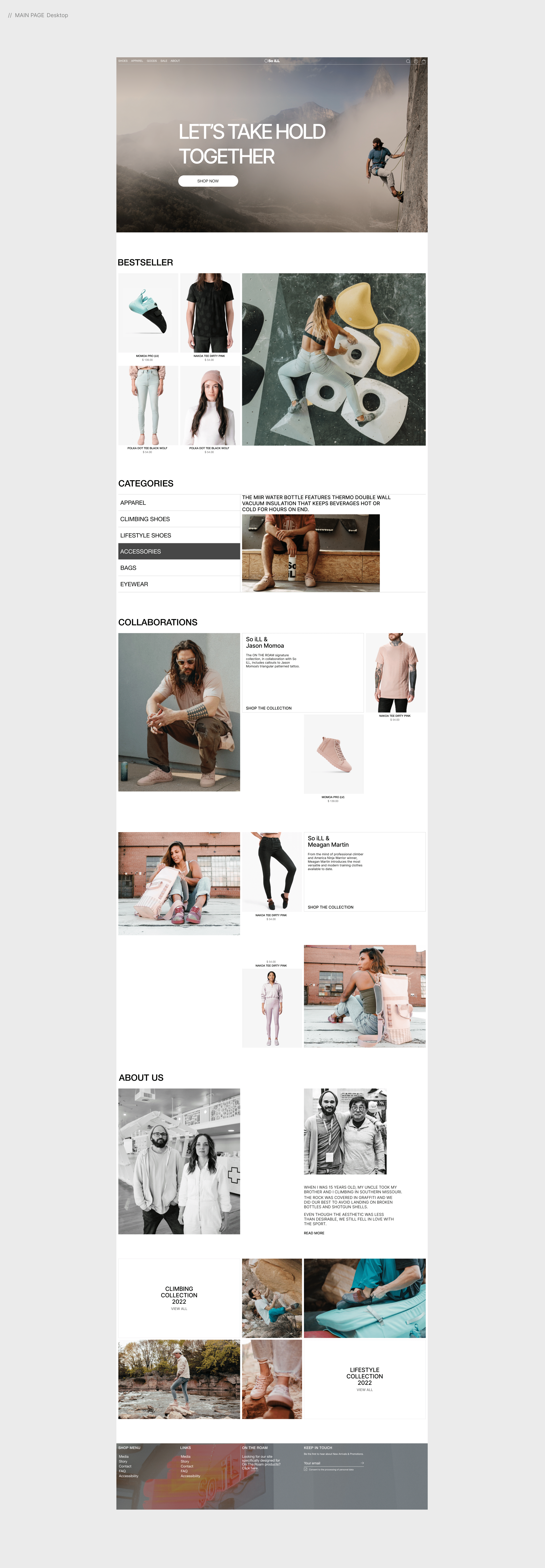 So iLL | E-commerce redesign — Изображение №3 — Интерфейсы на Dprofile