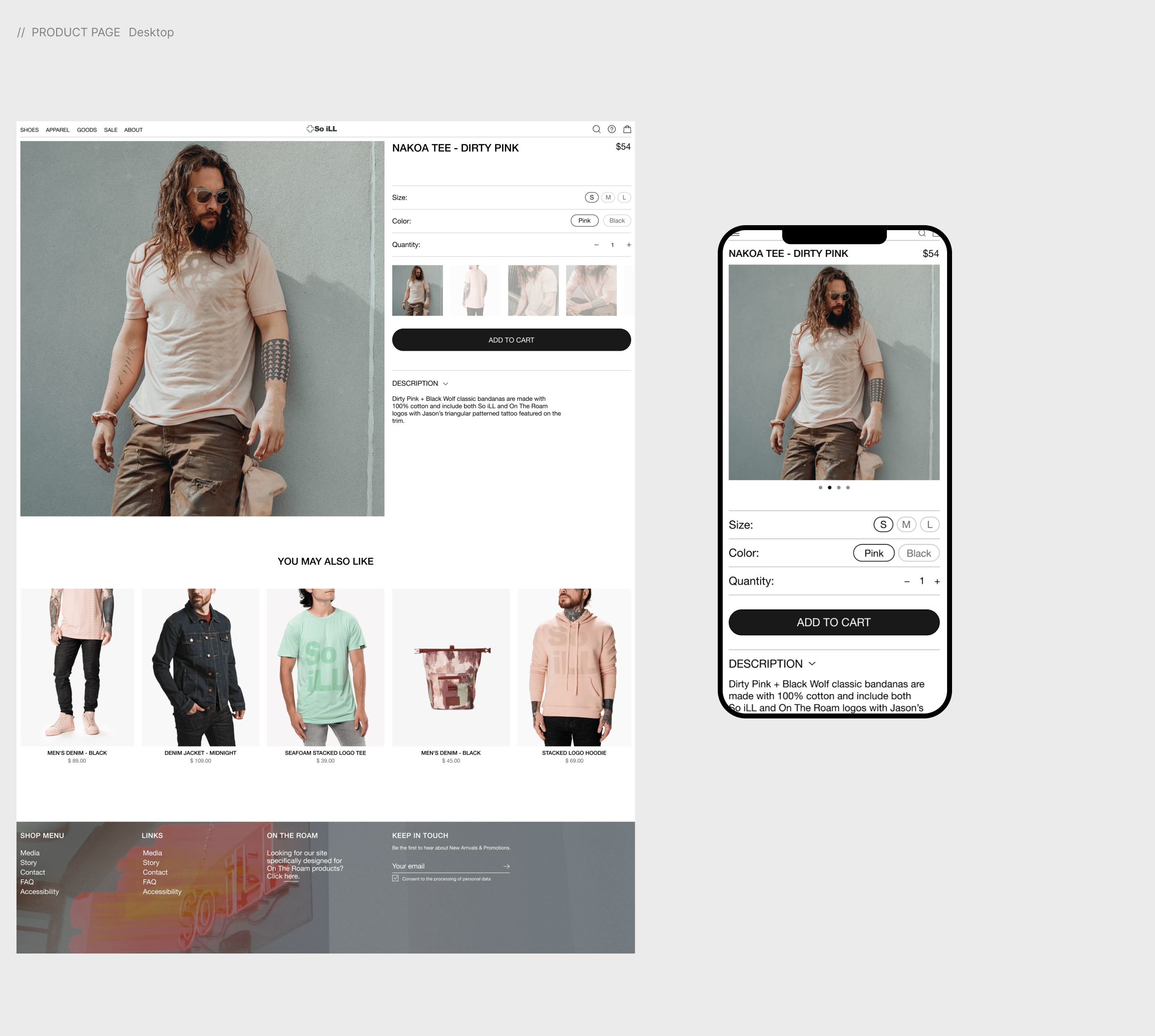 So iLL | E-commerce redesign — Изображение №7 — Интерфейсы на Dprofile