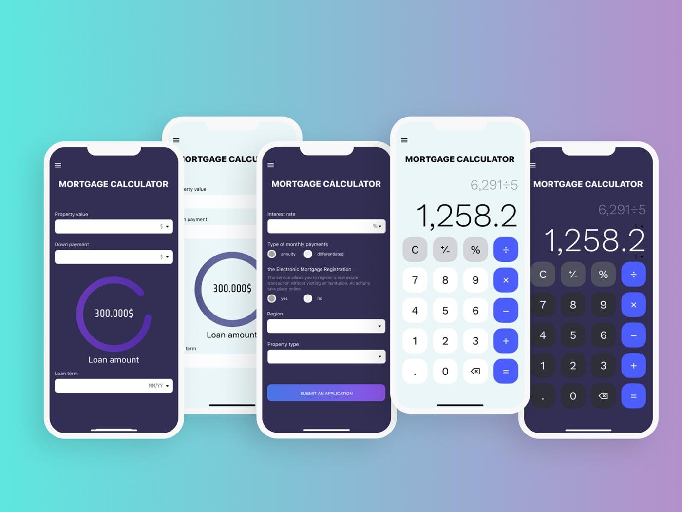 Mortgage calculator UI — Изображение №1 — Интерфейсы на Dprofile