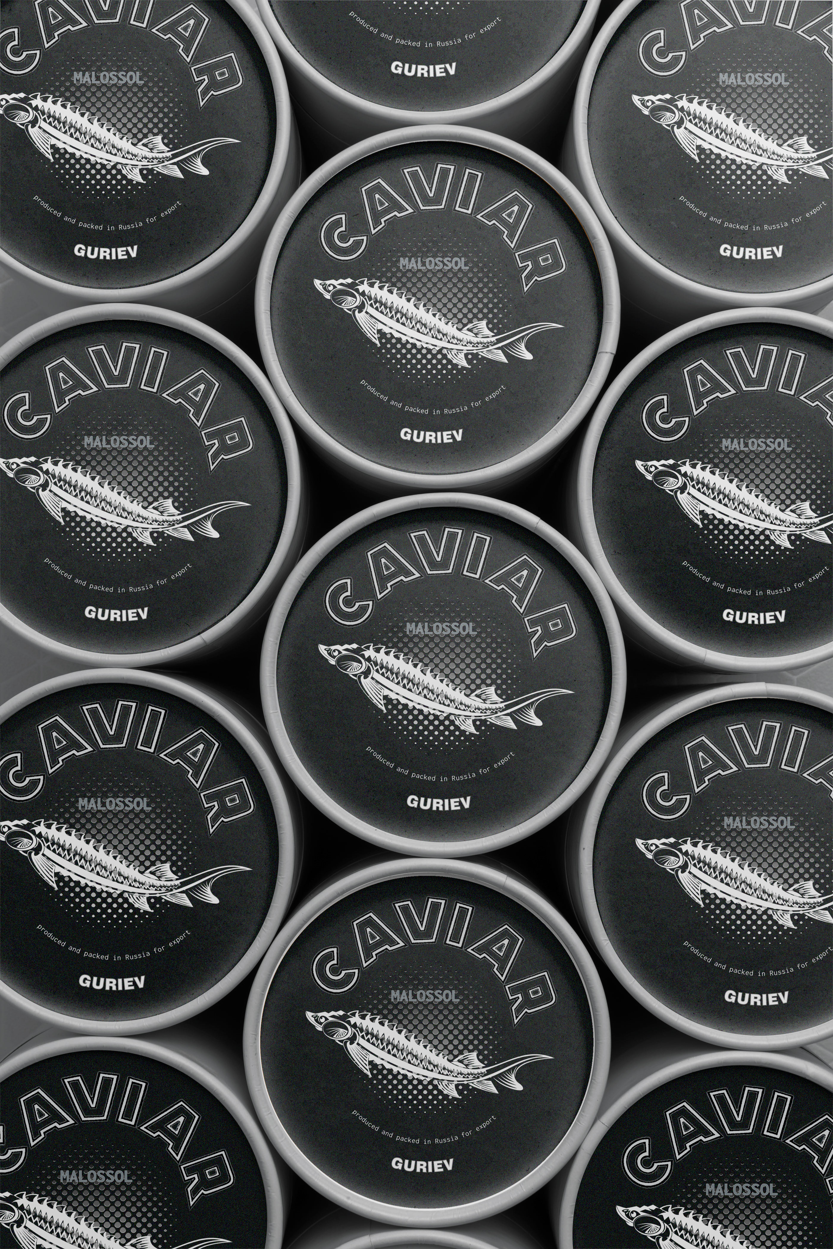 Redesign Project|Soviet Caviar Label \ Guriev — Изображение №3 — Графика, Маркетинг на Dprofile