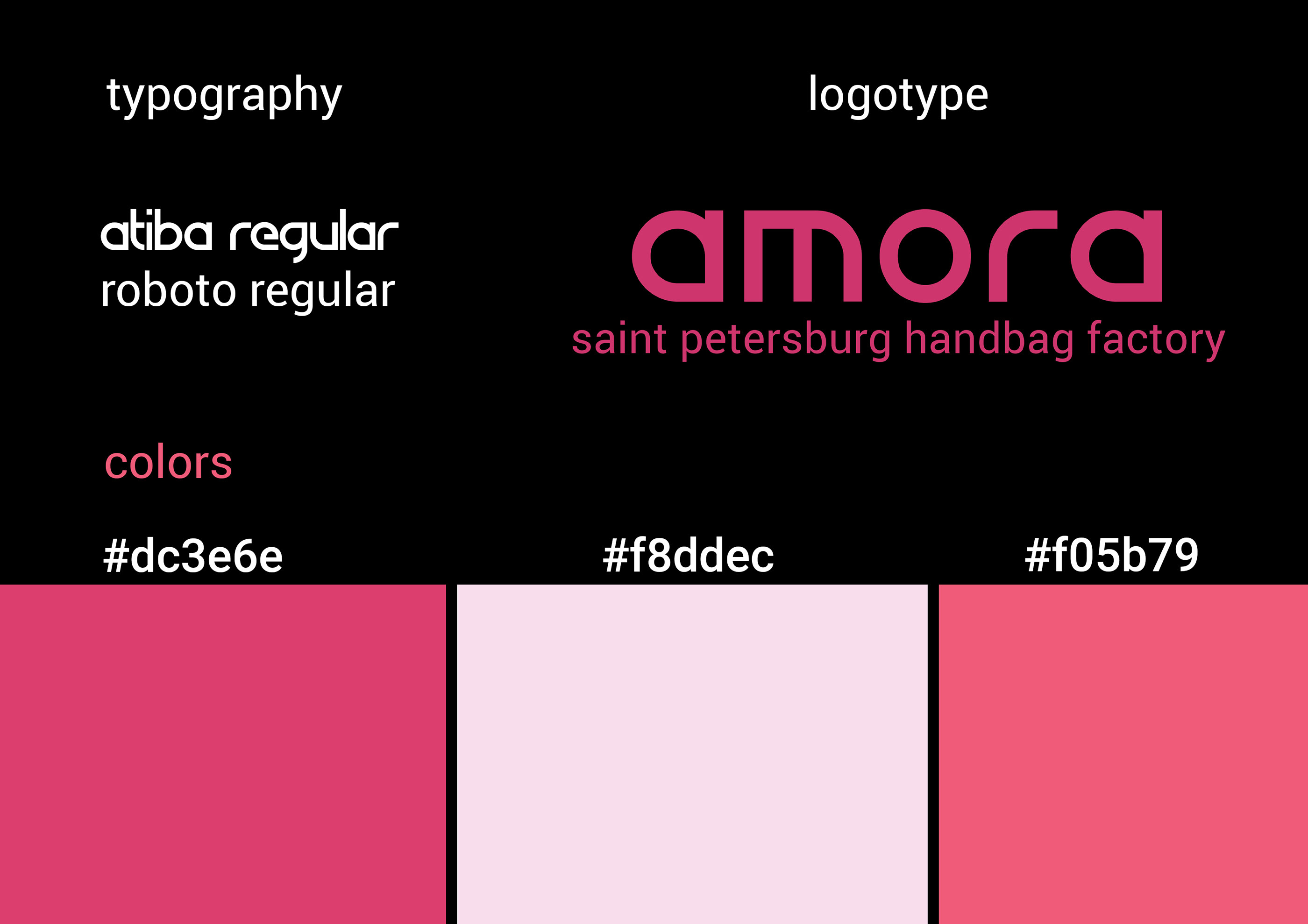AMORA HANDBAG BRAND INDENTITY — Изображение №2 — Брендинг, Графика на Dprofile