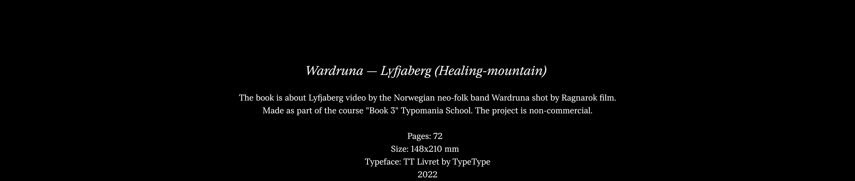 Книга про клип Lyfjaberg — Изображение №2 — Графика на Dprofile