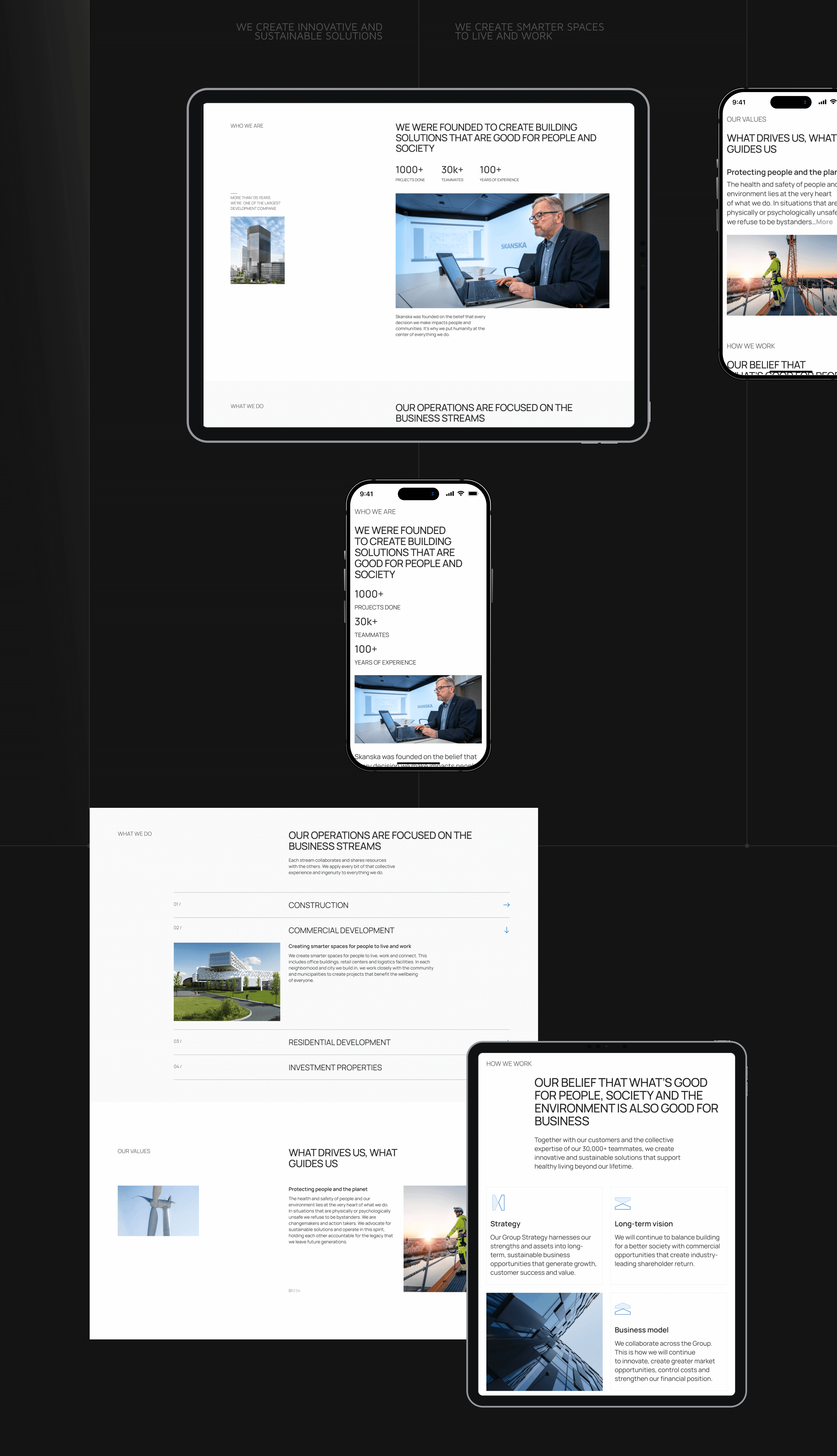 Skanska | Corporate website redesign — Изображение №4 — Интерфейсы на Dprofile