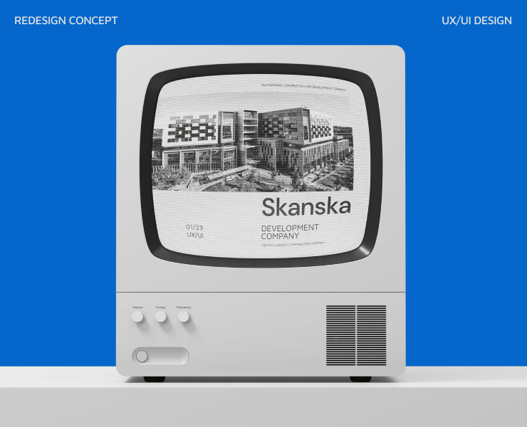 Skanska | Corporate website redesign — Интерфейсы на Dprofile